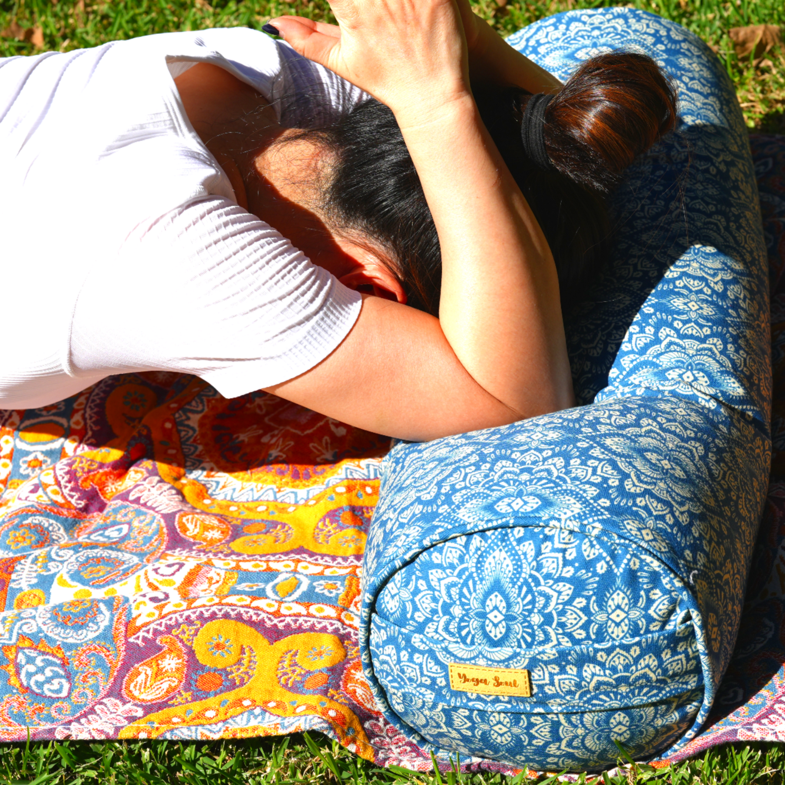 🧘12 Restorative Yoga Bolster Poses for Deep Relaxation & Sleep