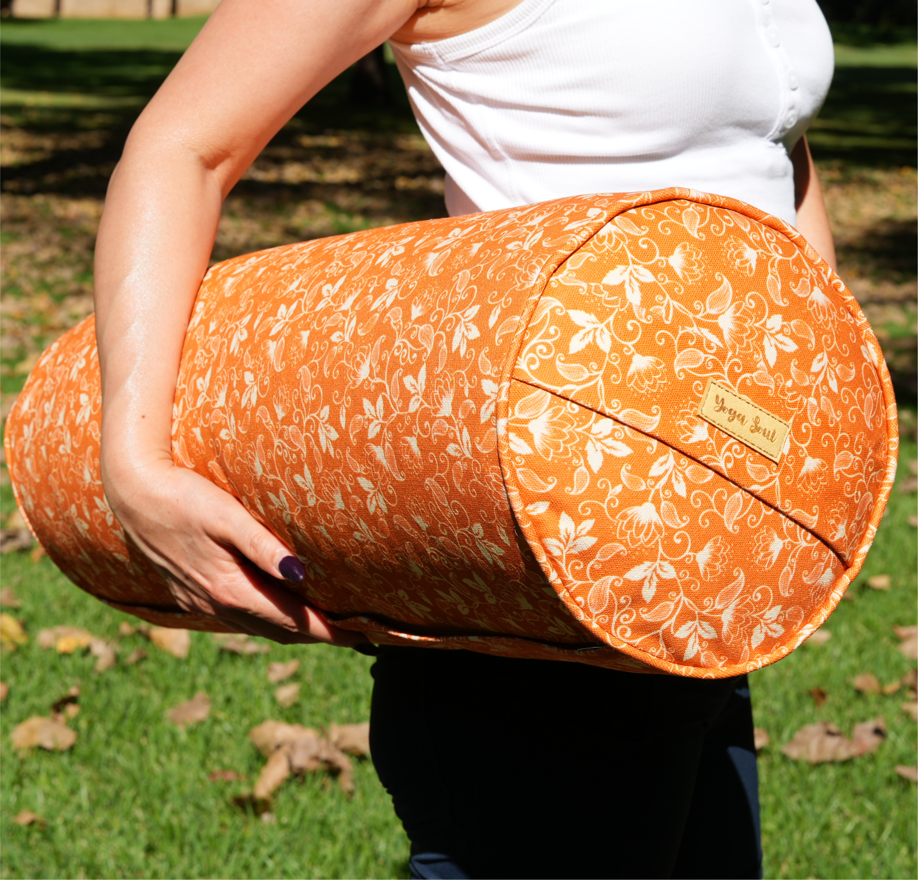 🌿How to Use a Yoga Bolster for Back Pain and Spinal Support