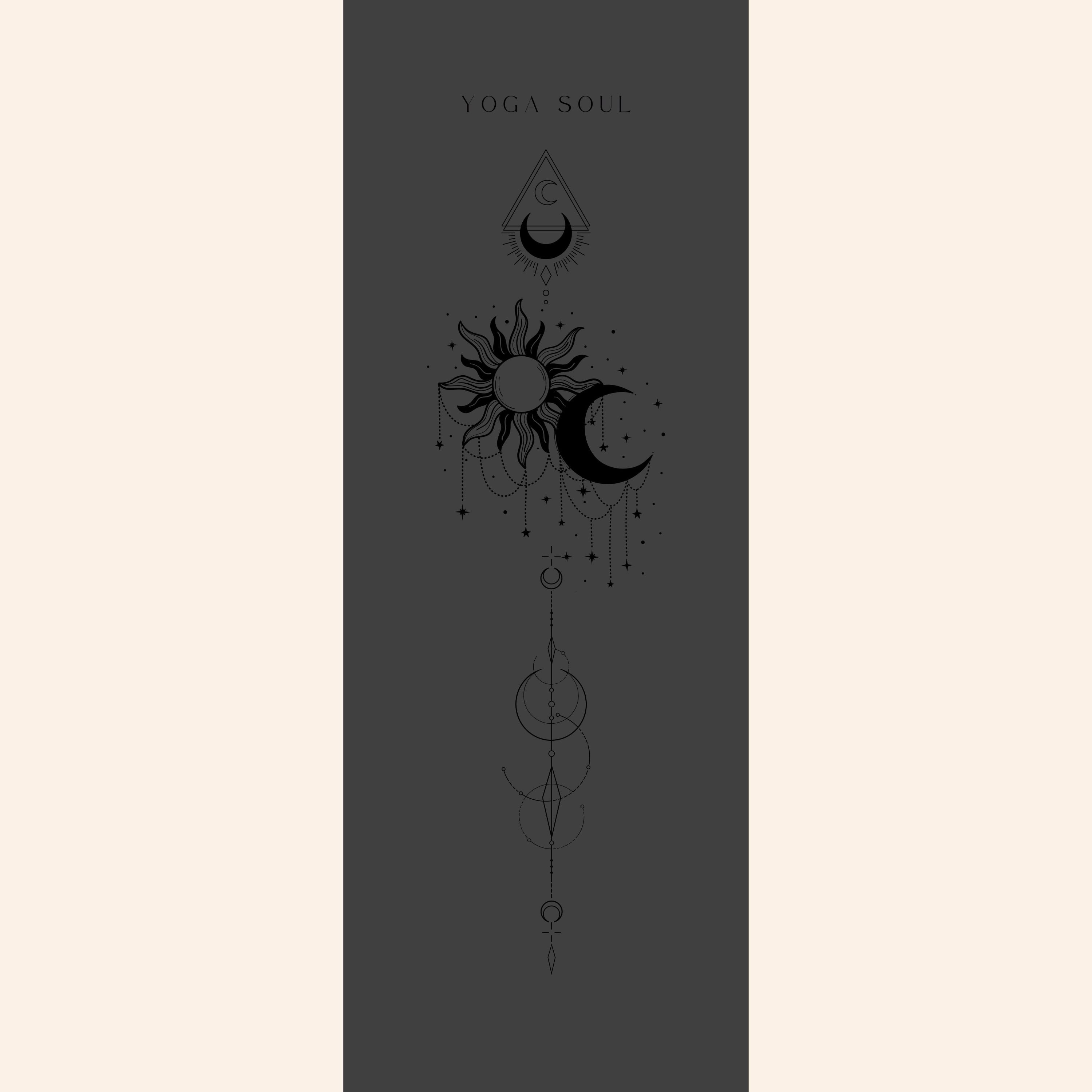 PowerPro Yoga Mat | Black Sun & Moon