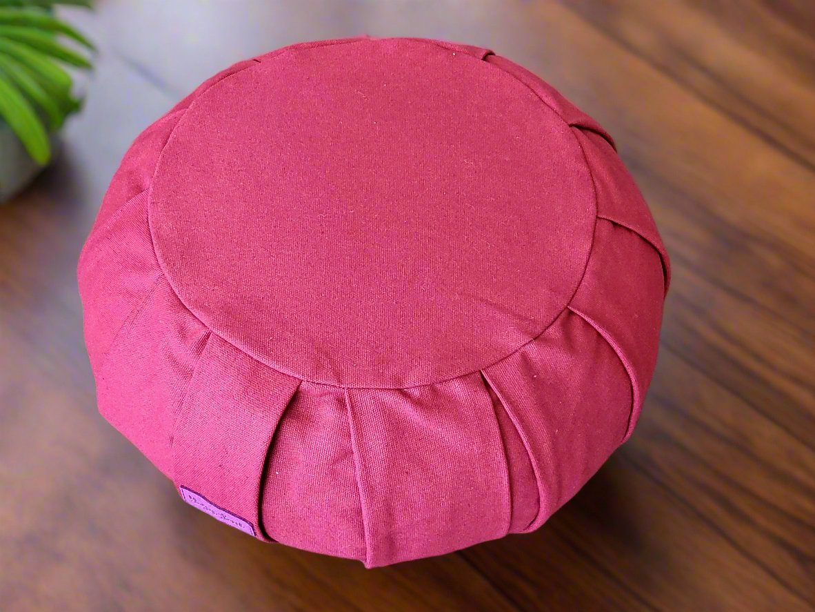 ZAFU Meditation Cushion | Pure | Dark Red - Yoga Soul