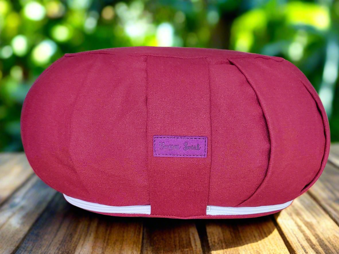 ZAFU Meditation Cushion | Pure | Dark Red - Yoga Soul
