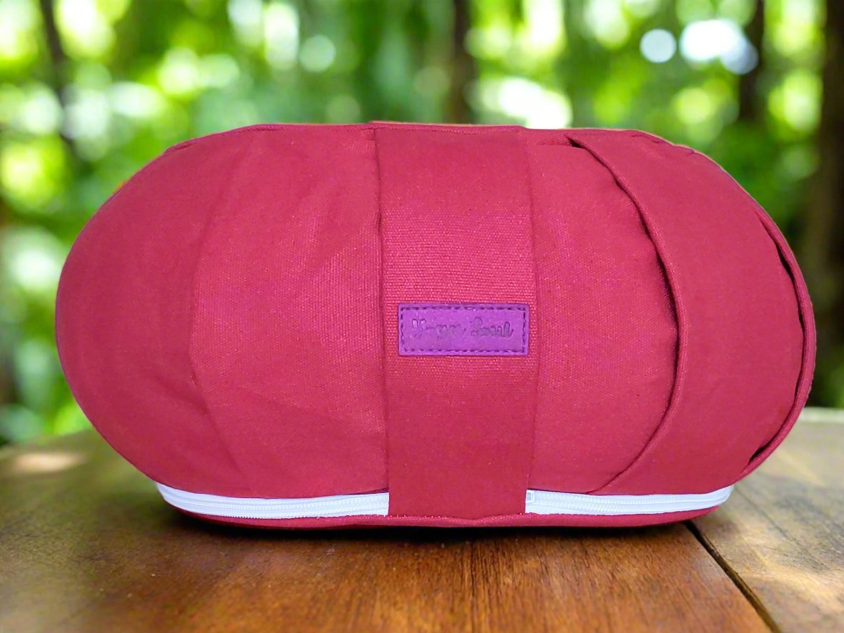 ZAFU Meditation Cushion | Pure | Dark Red - Yoga Soul