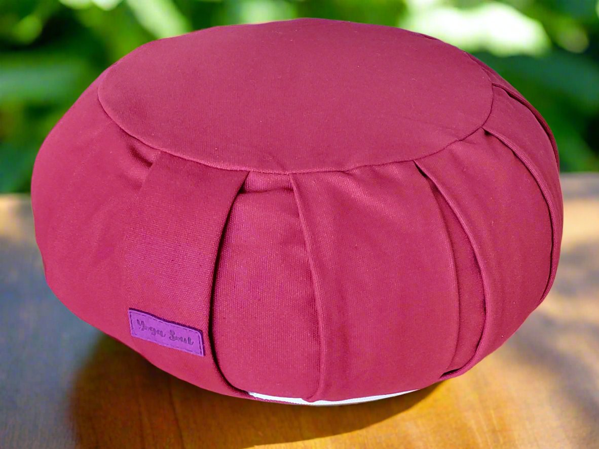 ZAFU Meditation Cushion | Pure | Dark Red - Yoga Soul