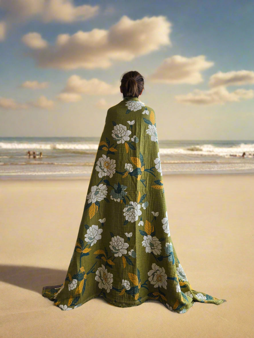Yoga Blanket | Garden - Yoga Soul