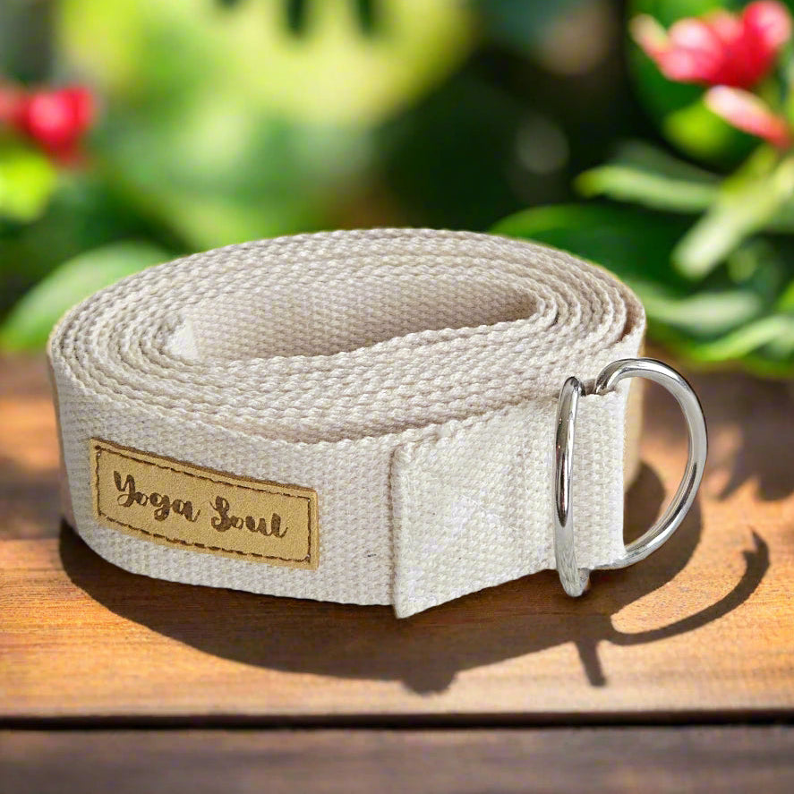 Yoga Strap | D-Ring | Purity - Yoga Soul