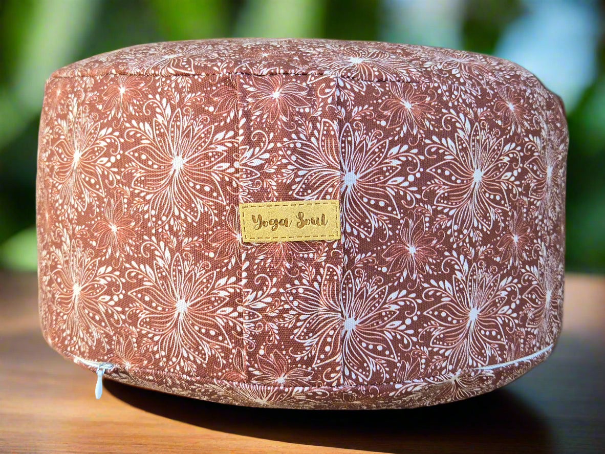 RONDO Meditation Cushion | Lotus | Chocolate - Yoga Soul