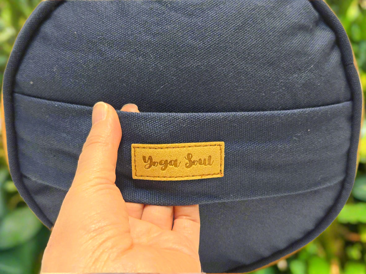 Round Yoga Bolster | Pure | Navy