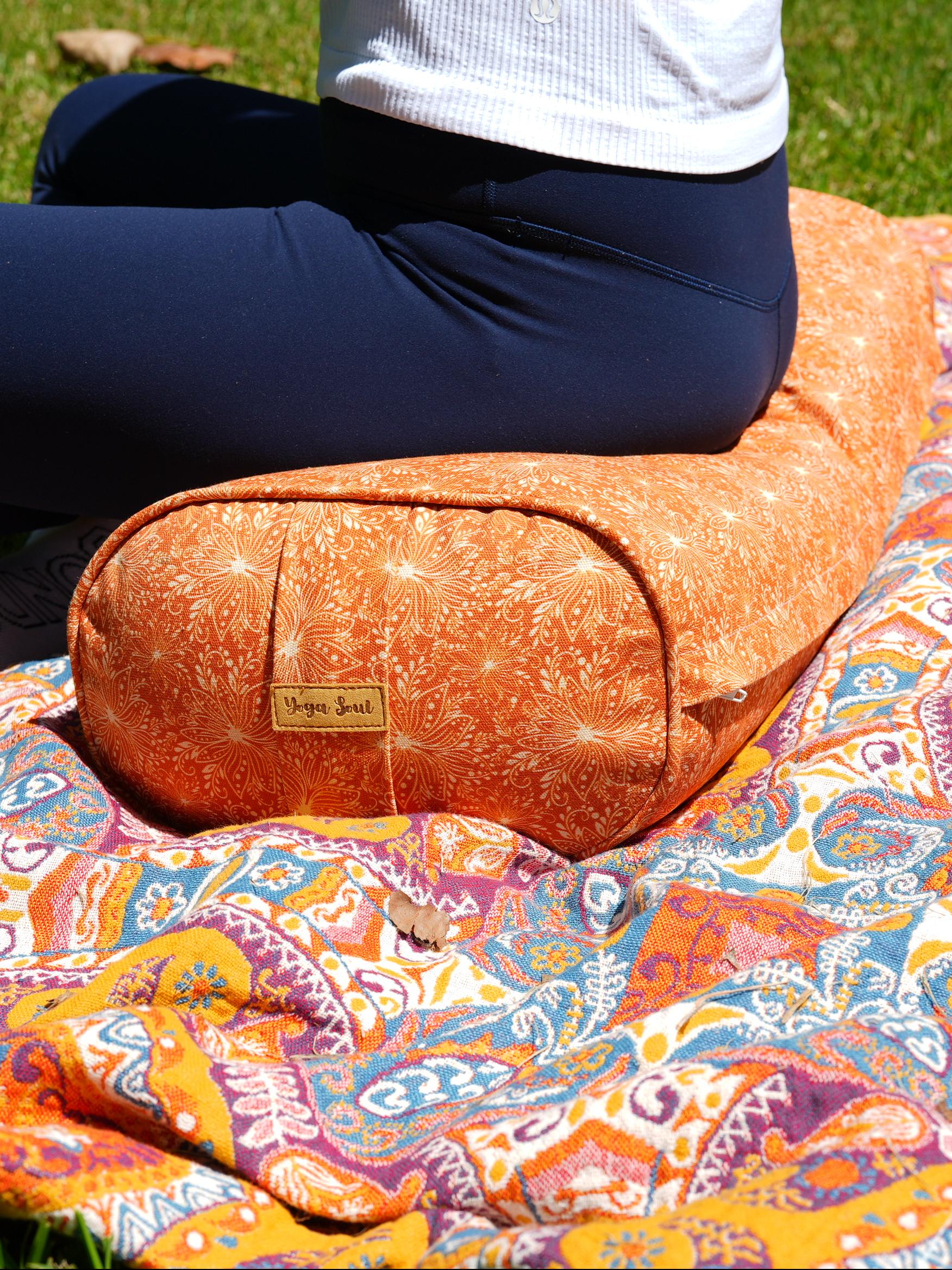 Oval Yoga Bolster | Lotus | Earth