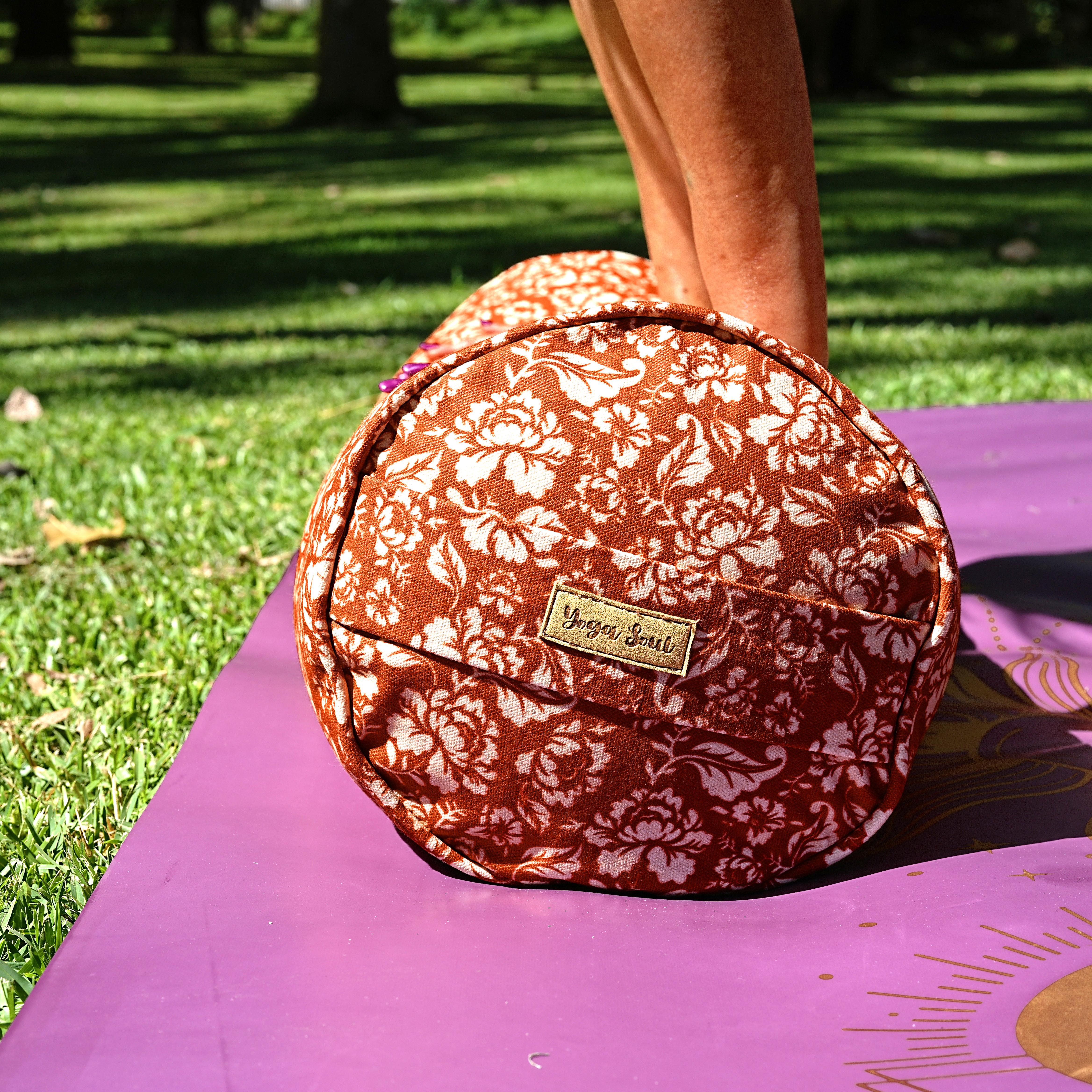 Round Yoga Bolster | Ananda Rose | Earth Harmony