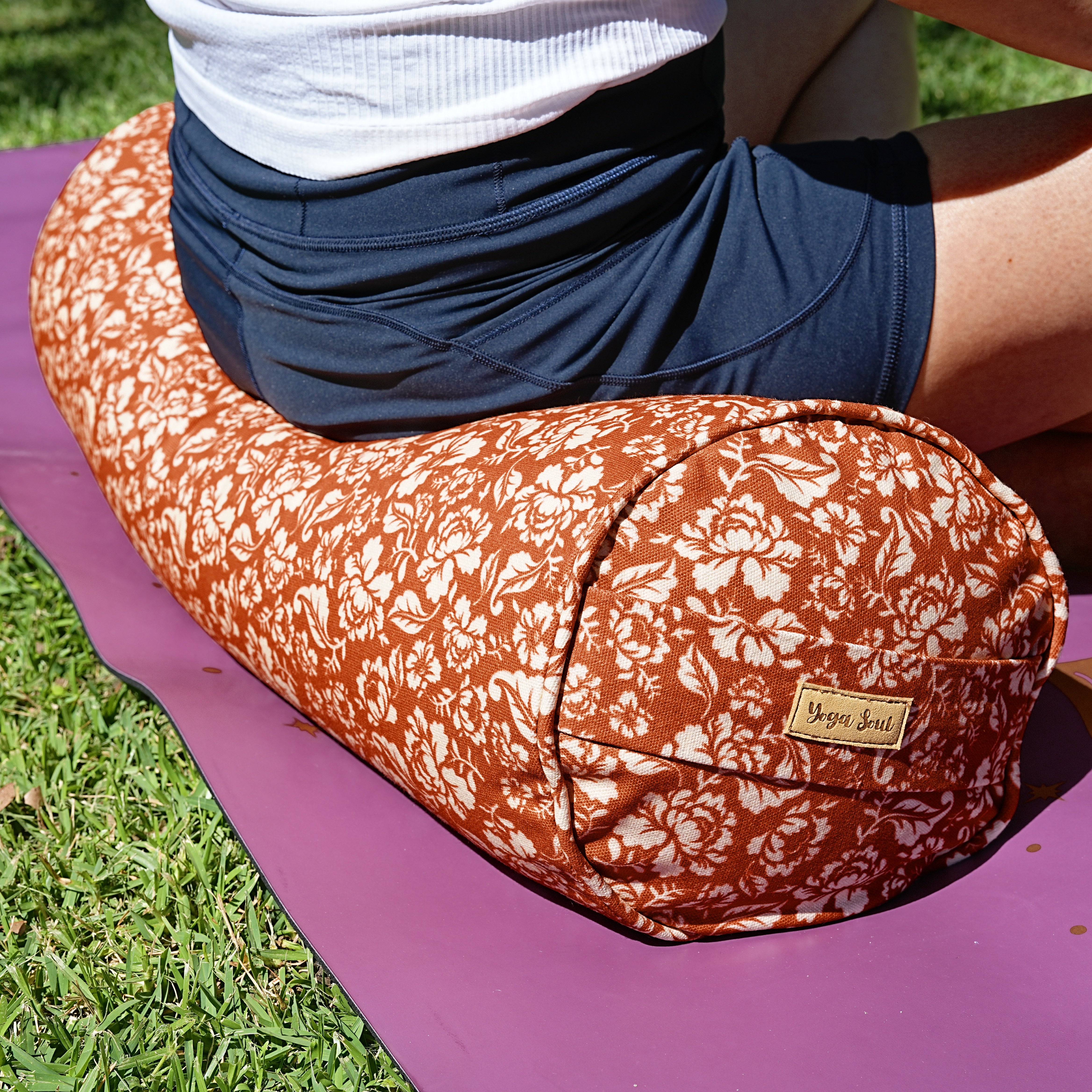 Round Yoga Bolster | Ananda Rose | Earth Harmony