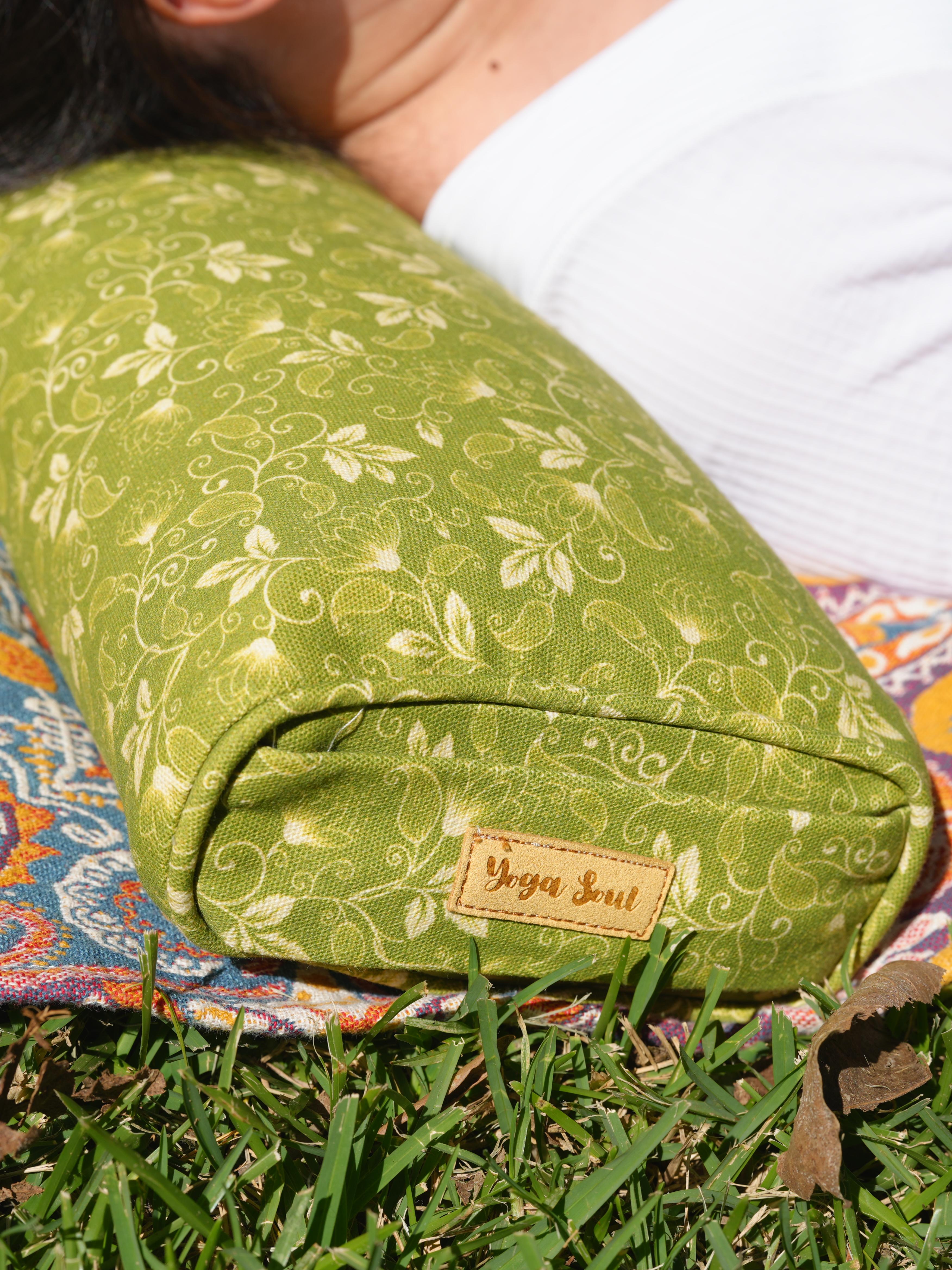 Pranayama Yoga Bolster | Water Lily | Green