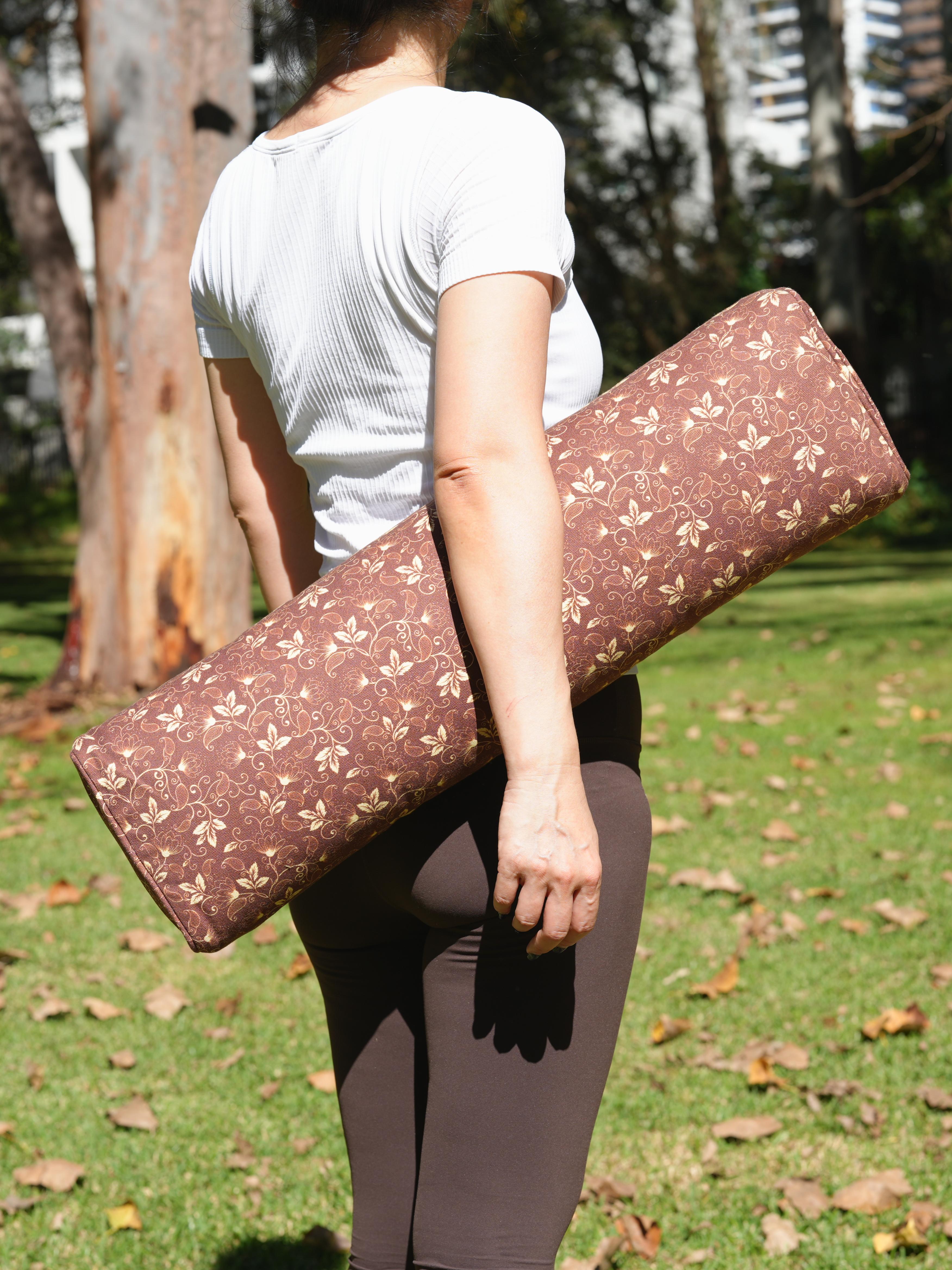 Pranayama Yoga Bolster | Water Lily | Chocolate