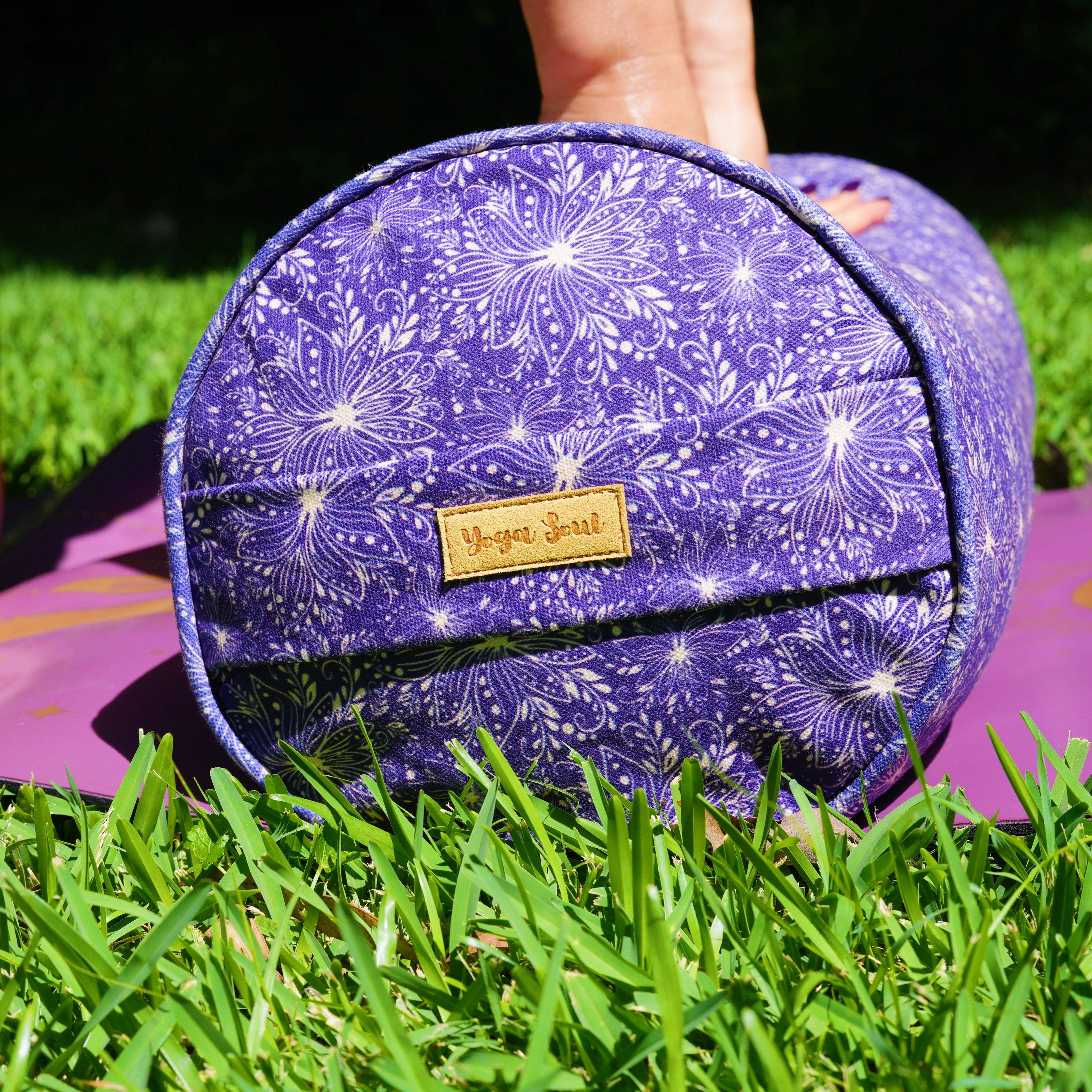 Round Yoga Bolster | Sattva Lotus | Midnight