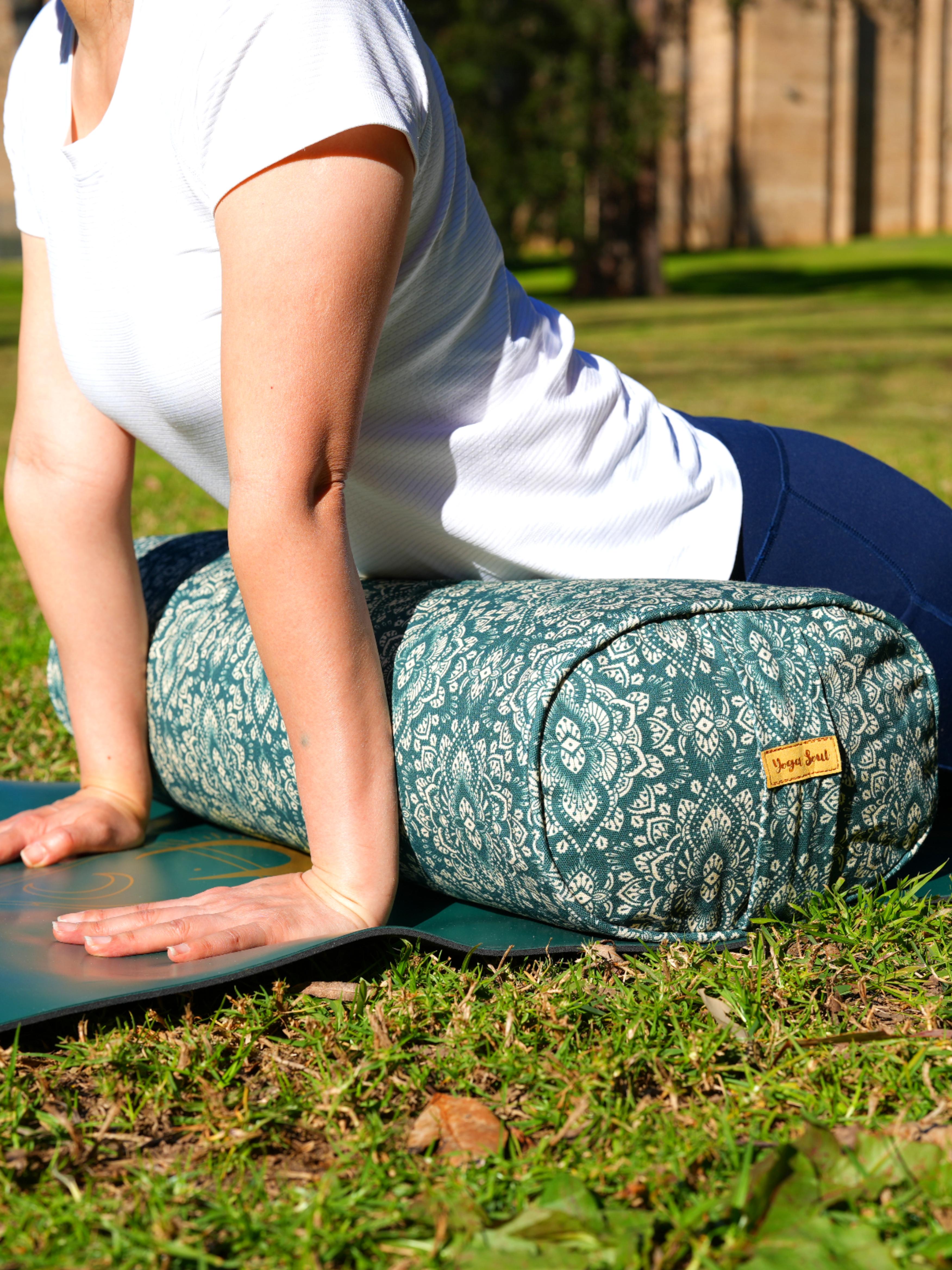 Oval Yoga Bolster | Mandala | Trekking Green