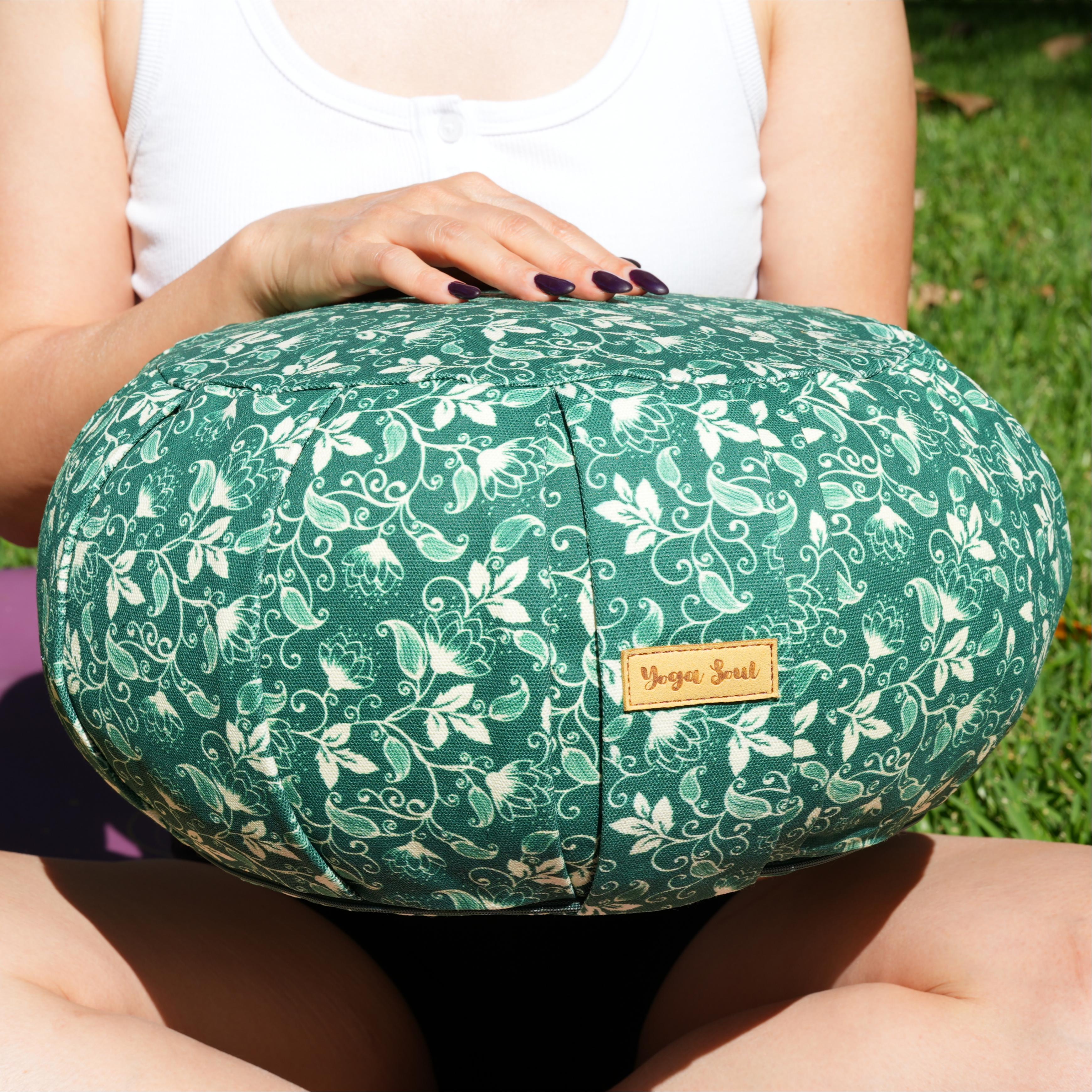 Round Zafu Meditation Cushion | Shanti Lotus | Forrest