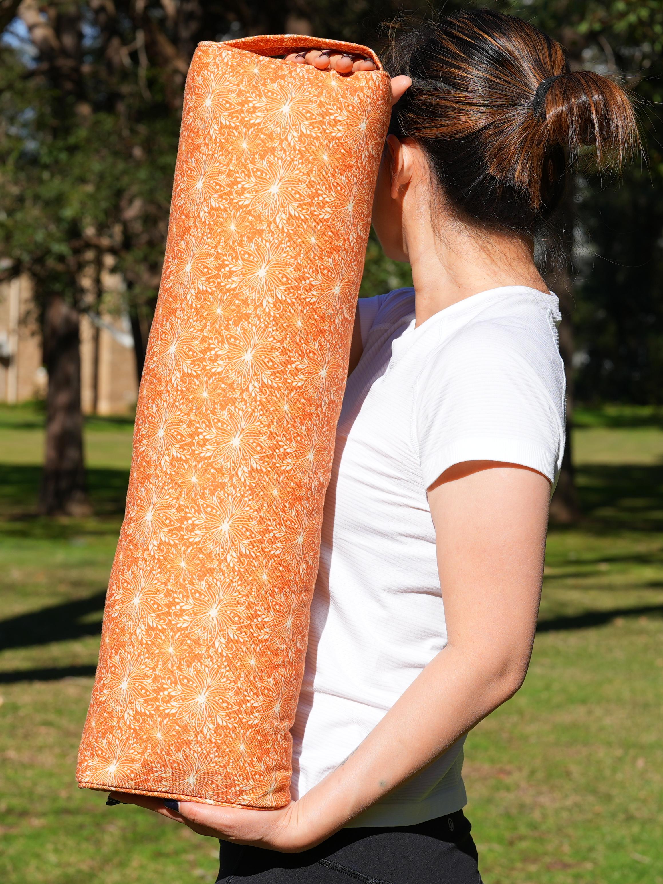 Pranayama Yoga Bolster | Lotus | Earth