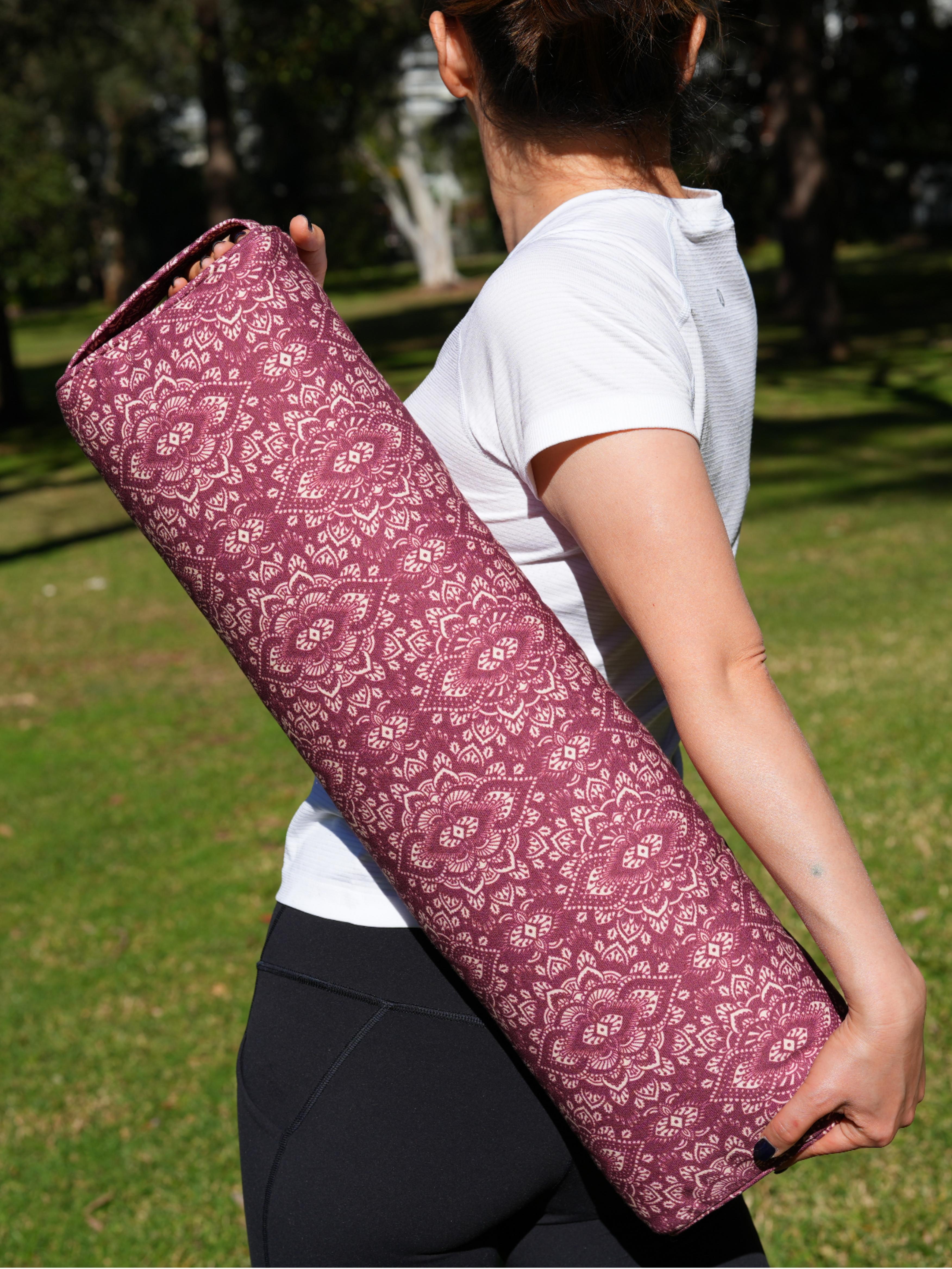 Pranayama Yoga Bolster | Mandala | Amethyst