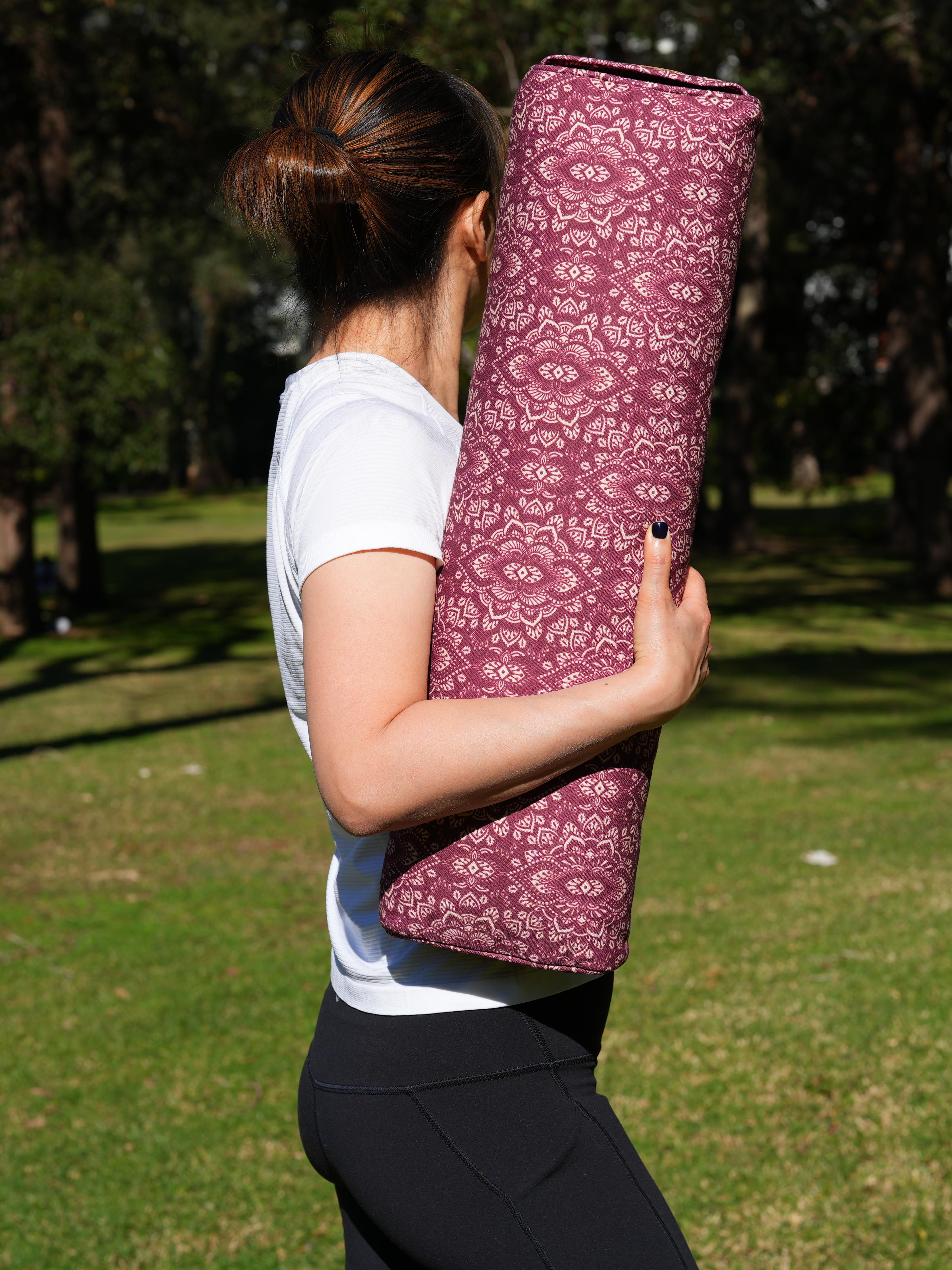 Pranayama Yoga Bolster | Mandala | Amethyst