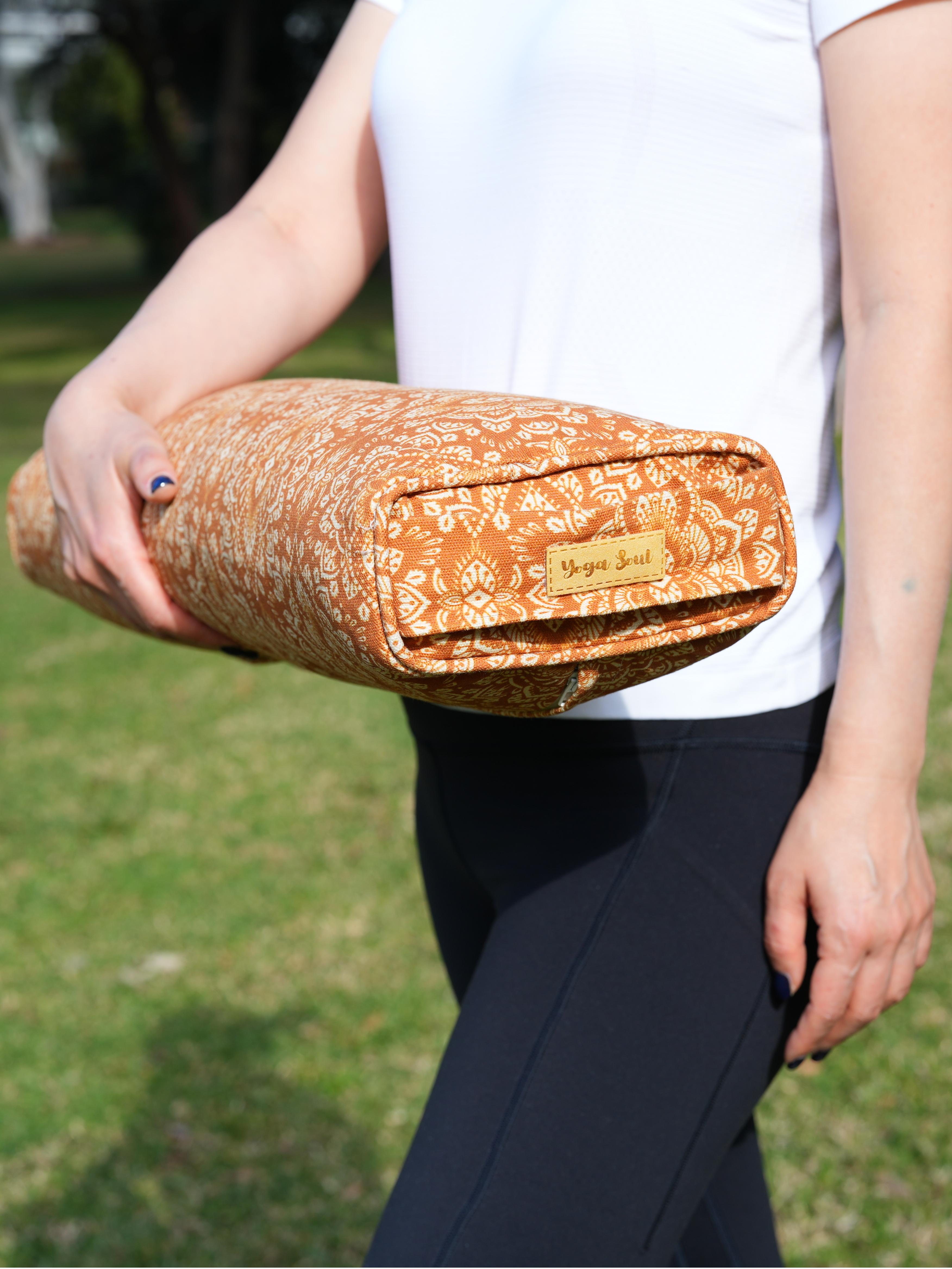 Pranayama Yoga Bolster | Mandala | Earth