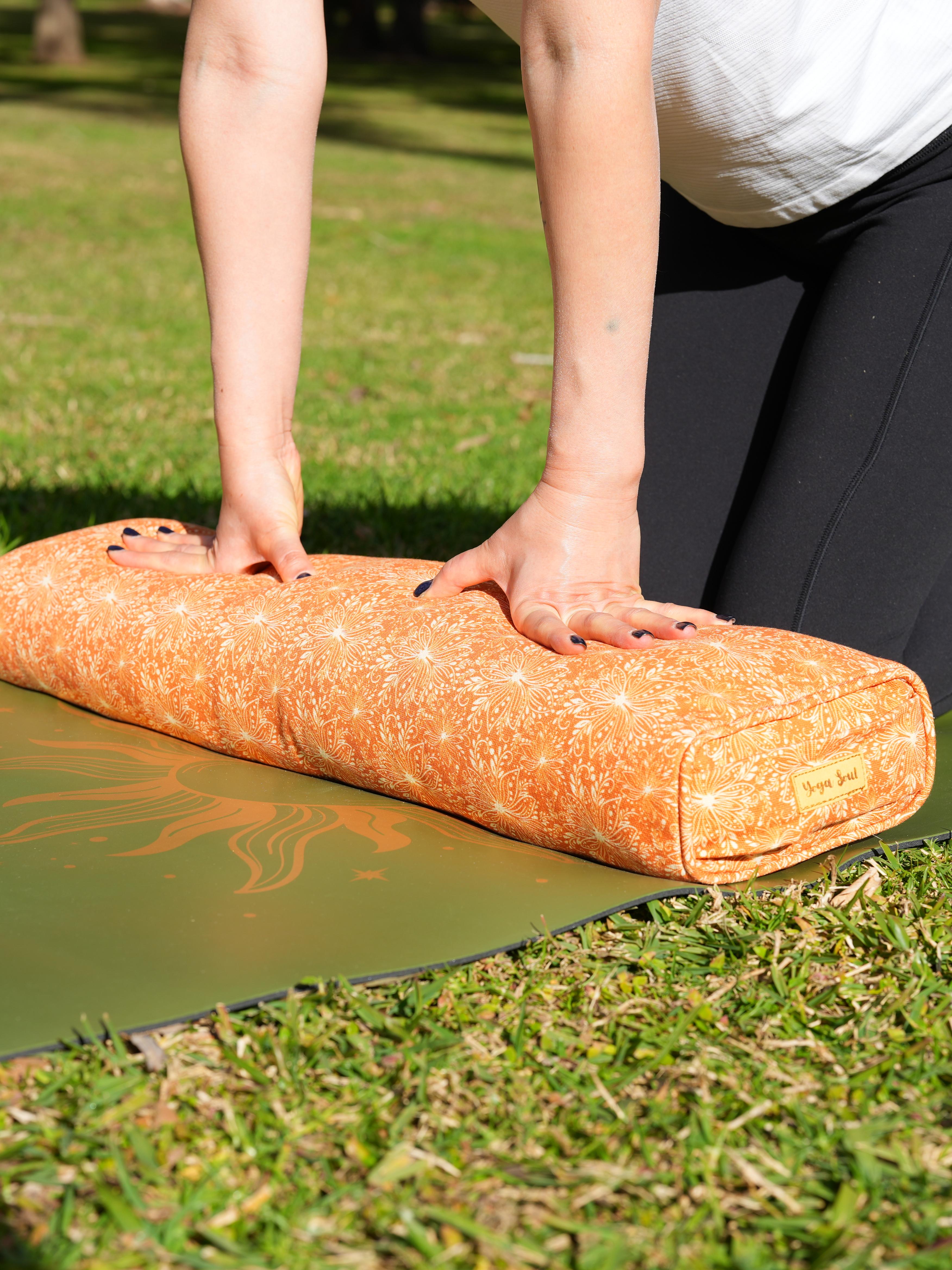 Pranayama Yoga Bolster | Lotus | Earth