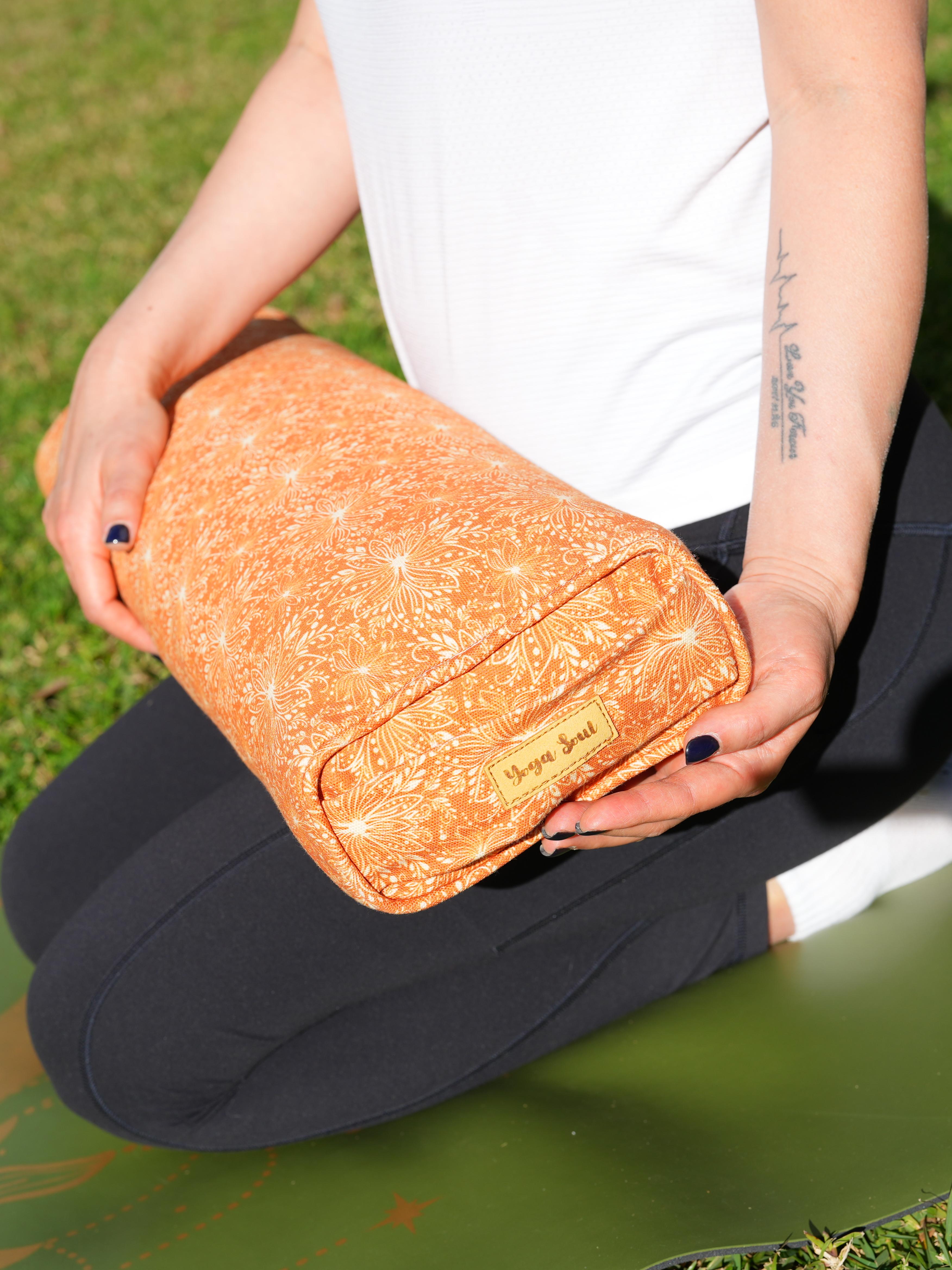 Pranayama Yoga Bolster | Lotus | Earth