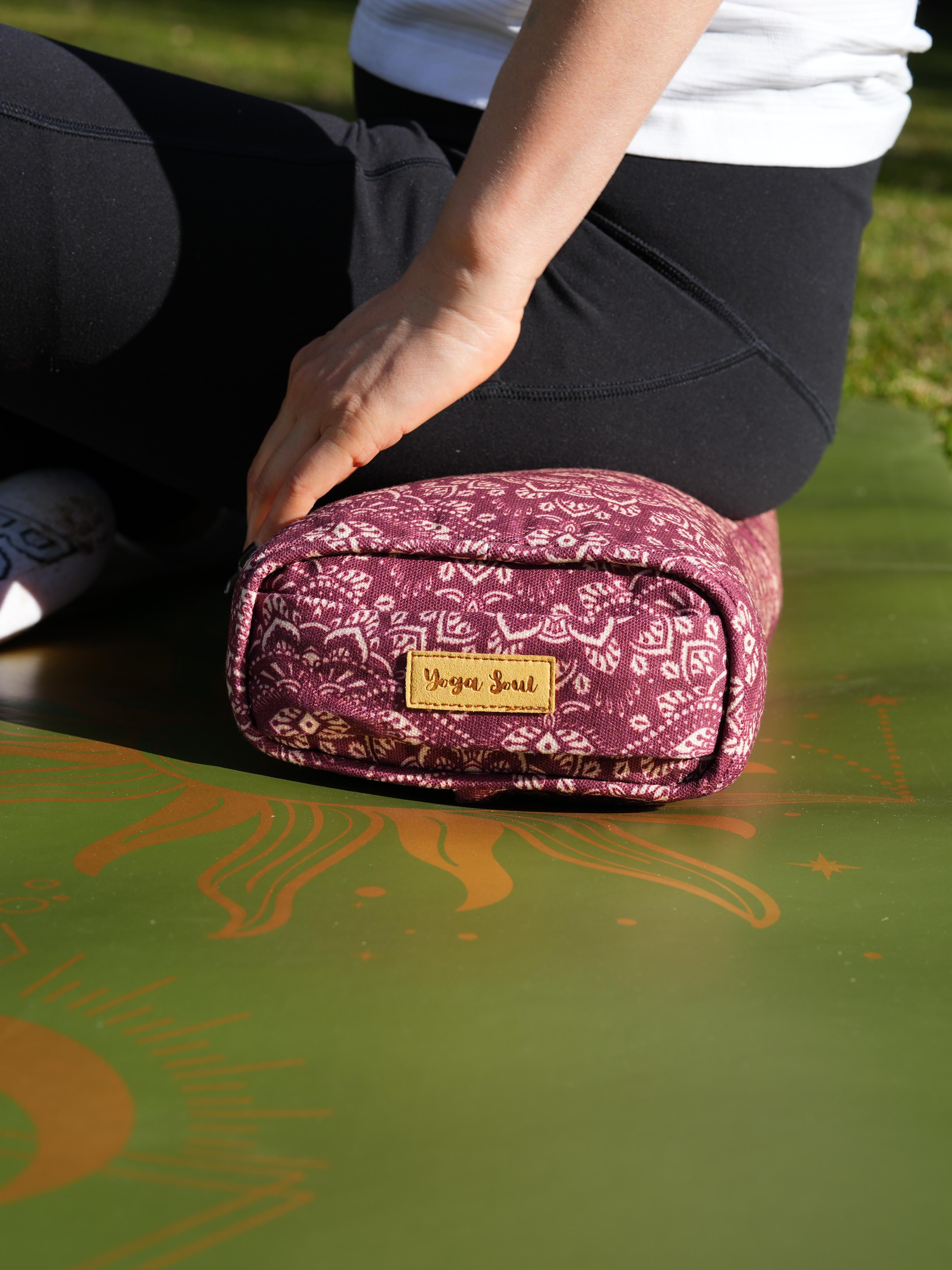 Pranayama Yoga Bolster | Mandala | Amethyst
