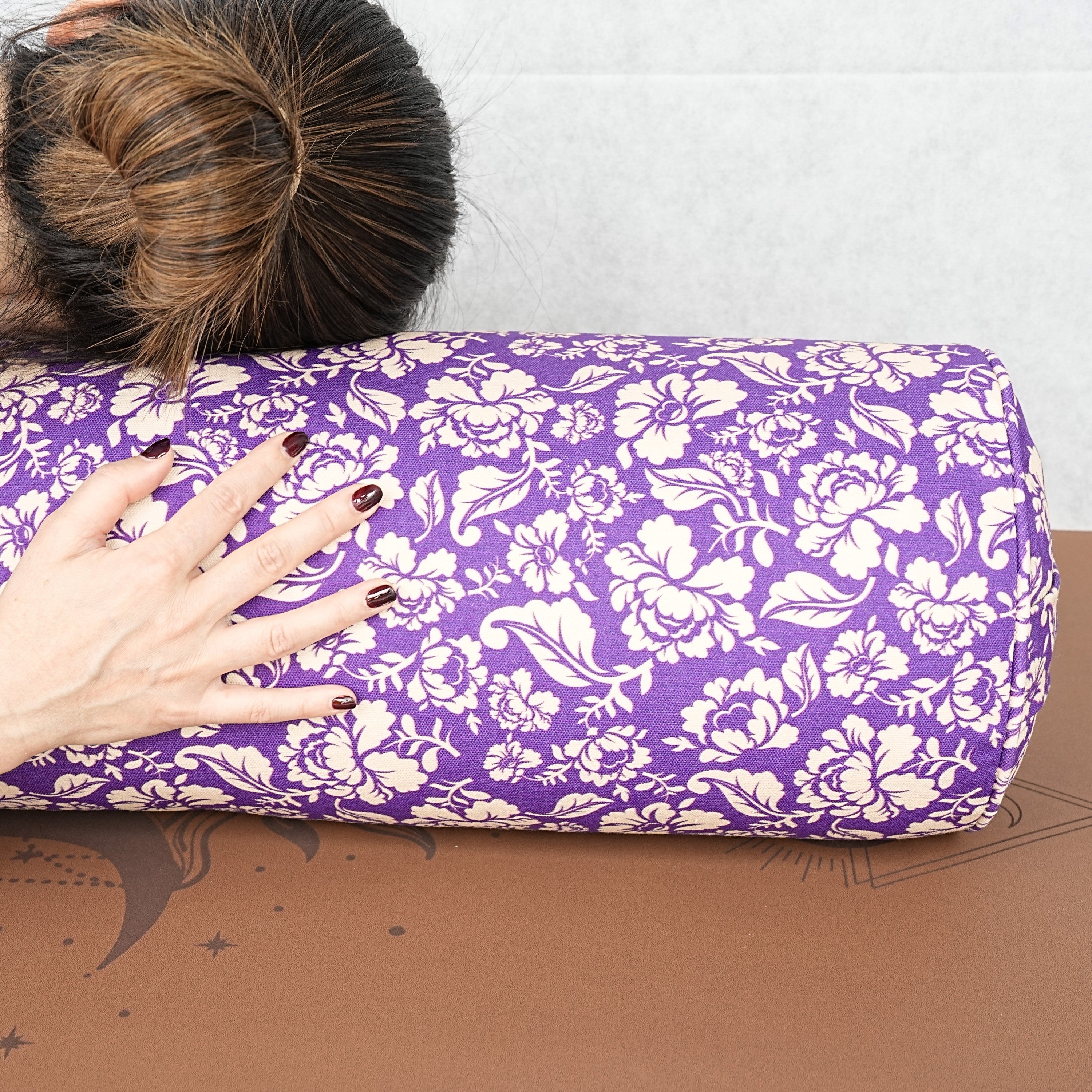 Round Yoga Bolster | Ananda Rose | Mystic Violet