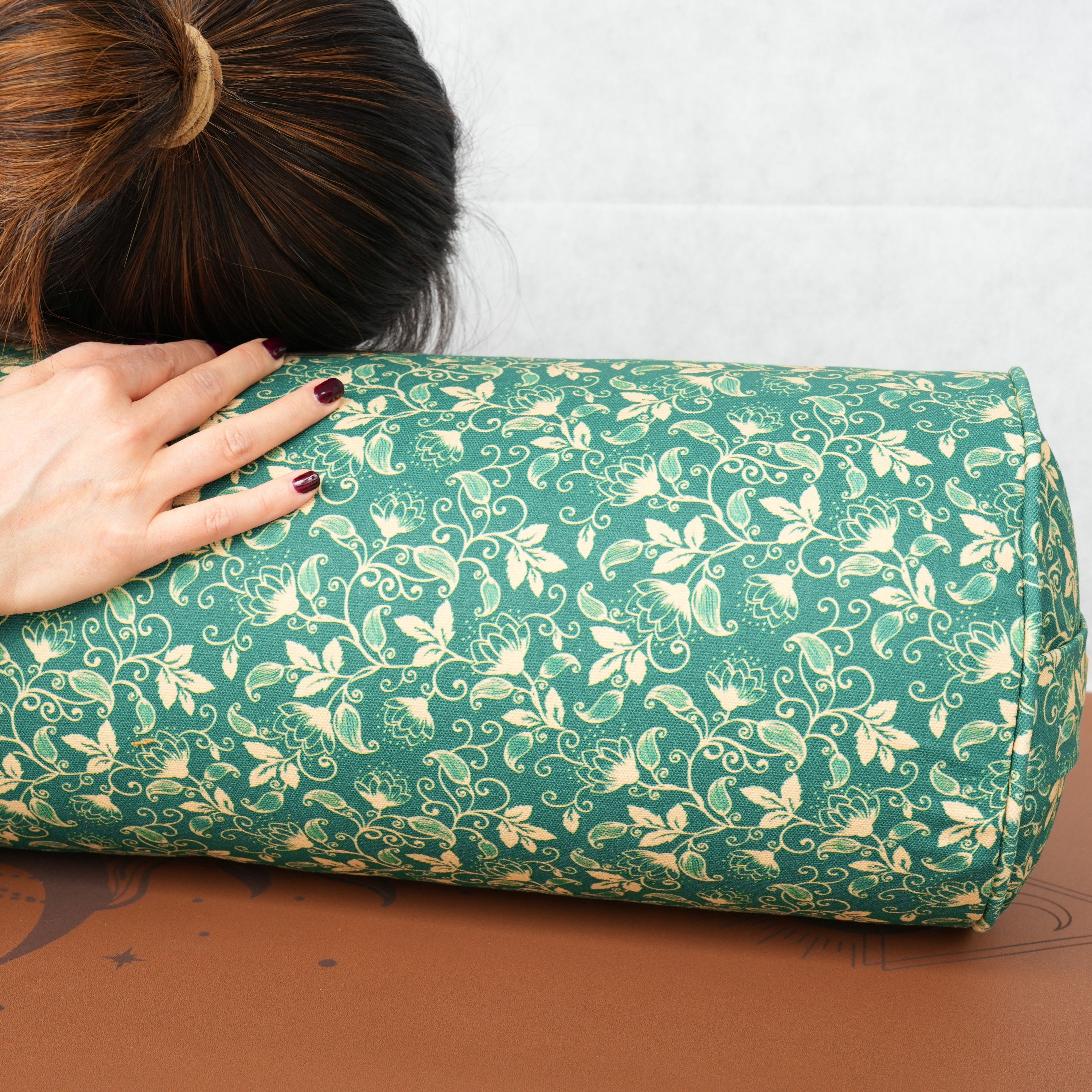 Round Yoga Bolster | Shanti Lotus| Forrest