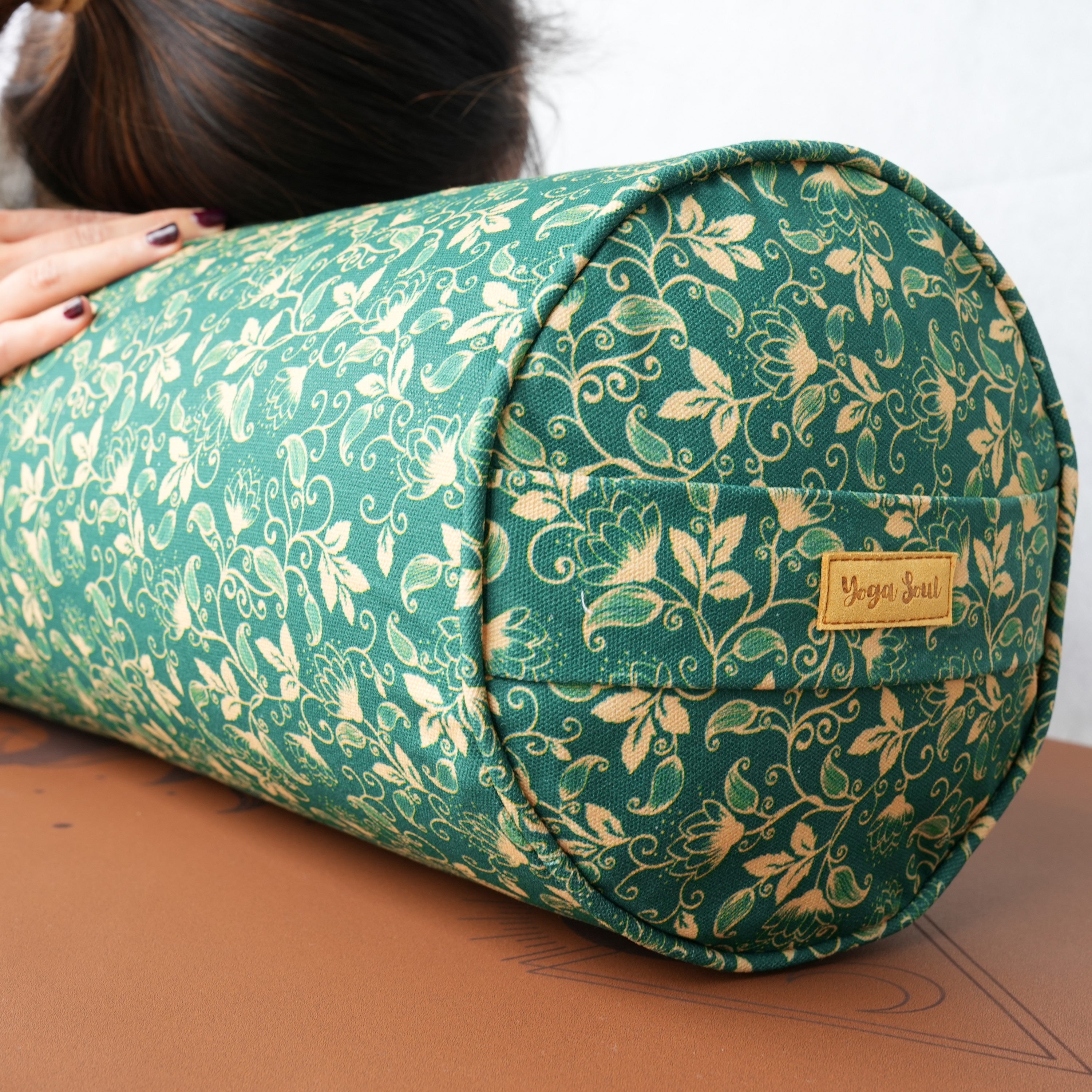 Round Yoga Bolster | Shanti Lotus| Forrest