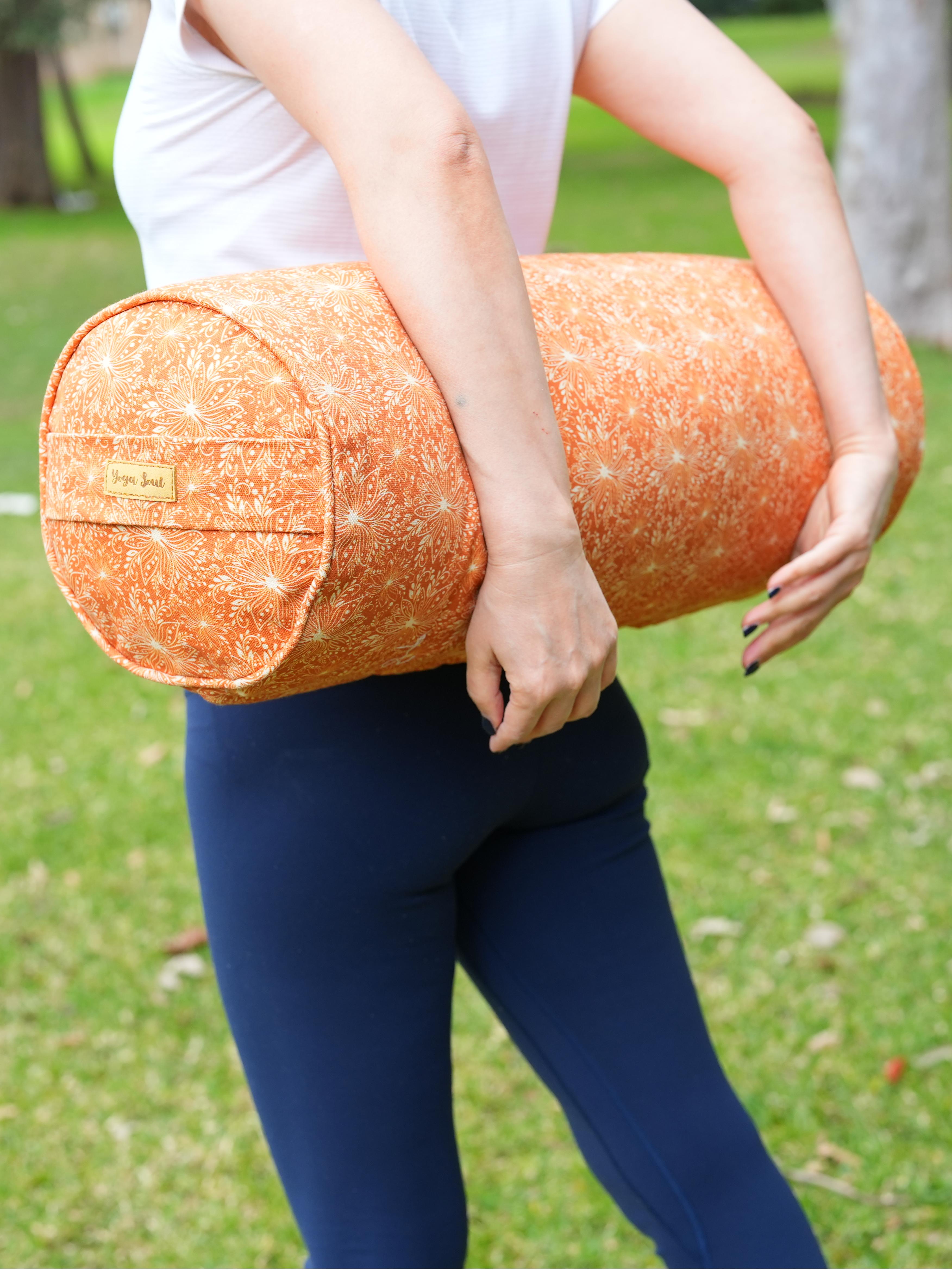 Round Yoga Bolster | Lotus | Earth
