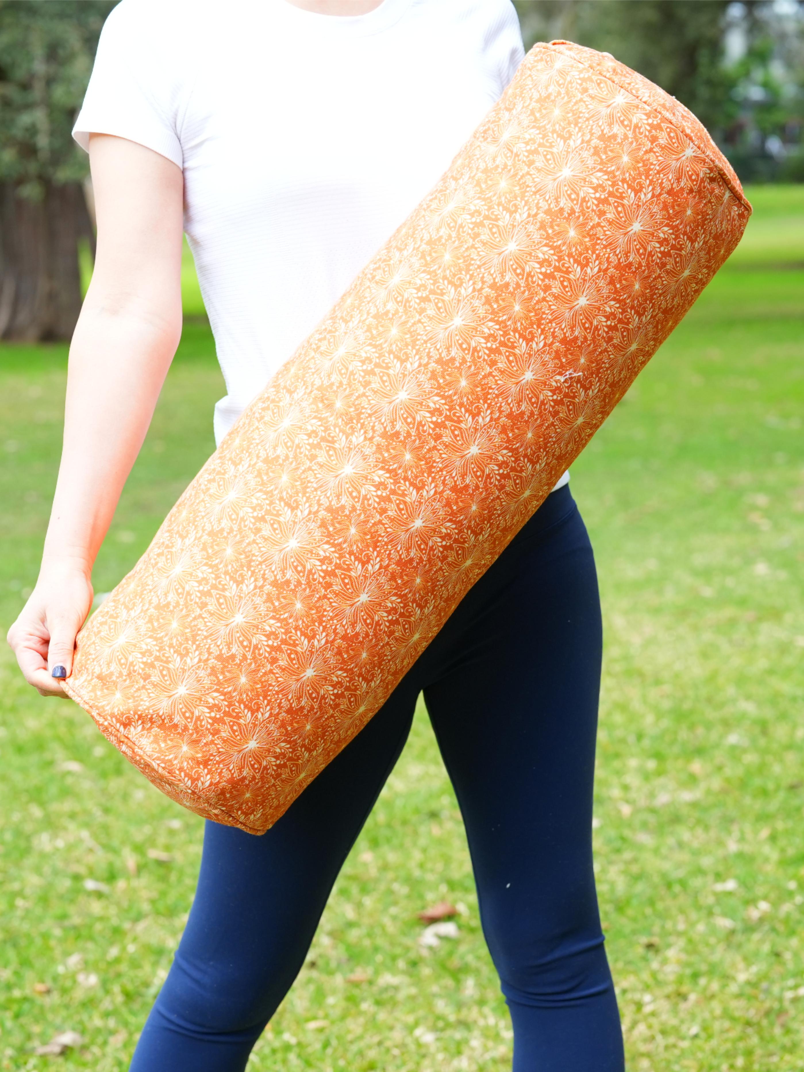 Round Yoga Bolster | Lotus | Earth