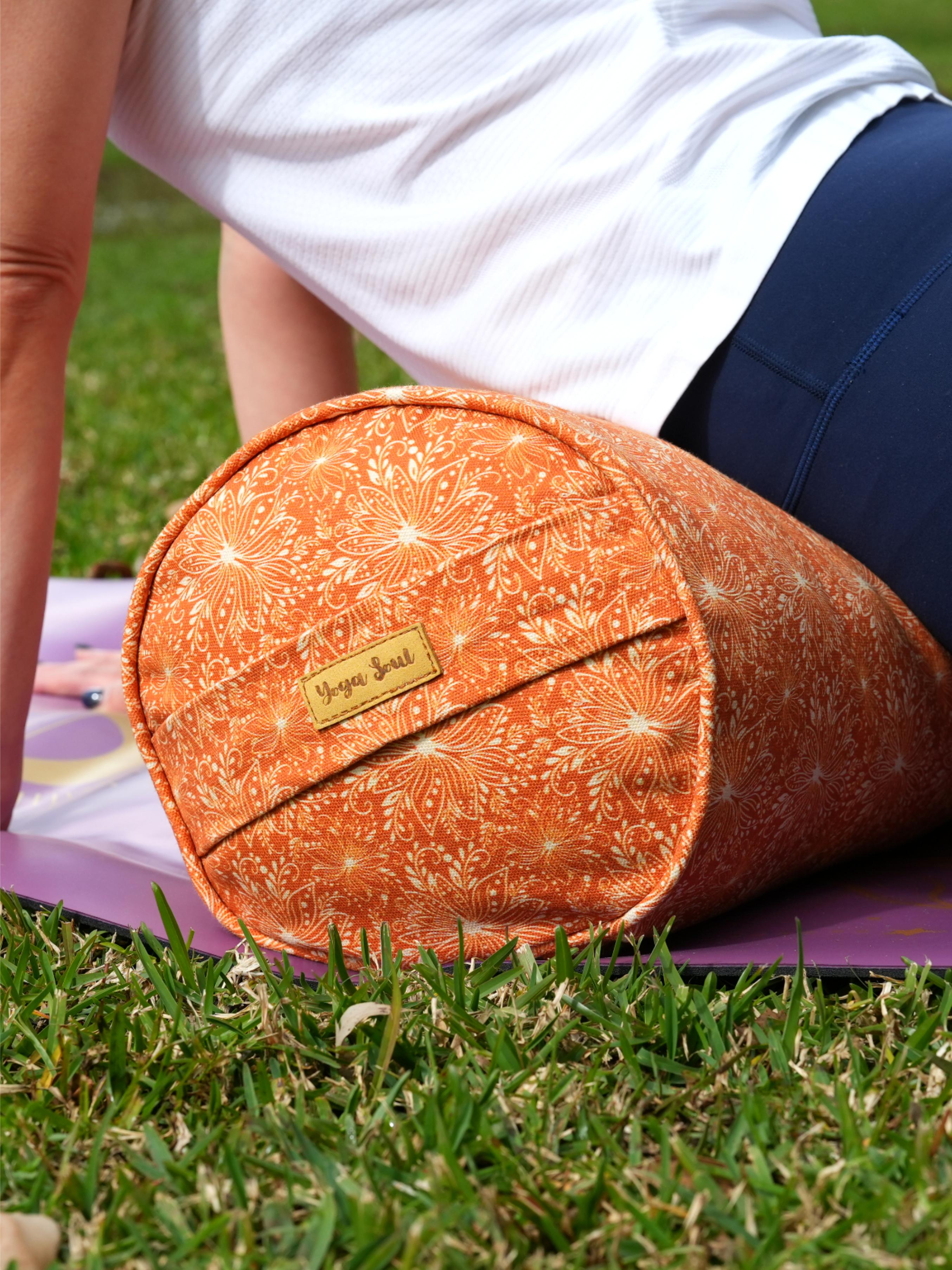 Round Yoga Bolster | Lotus | Earth