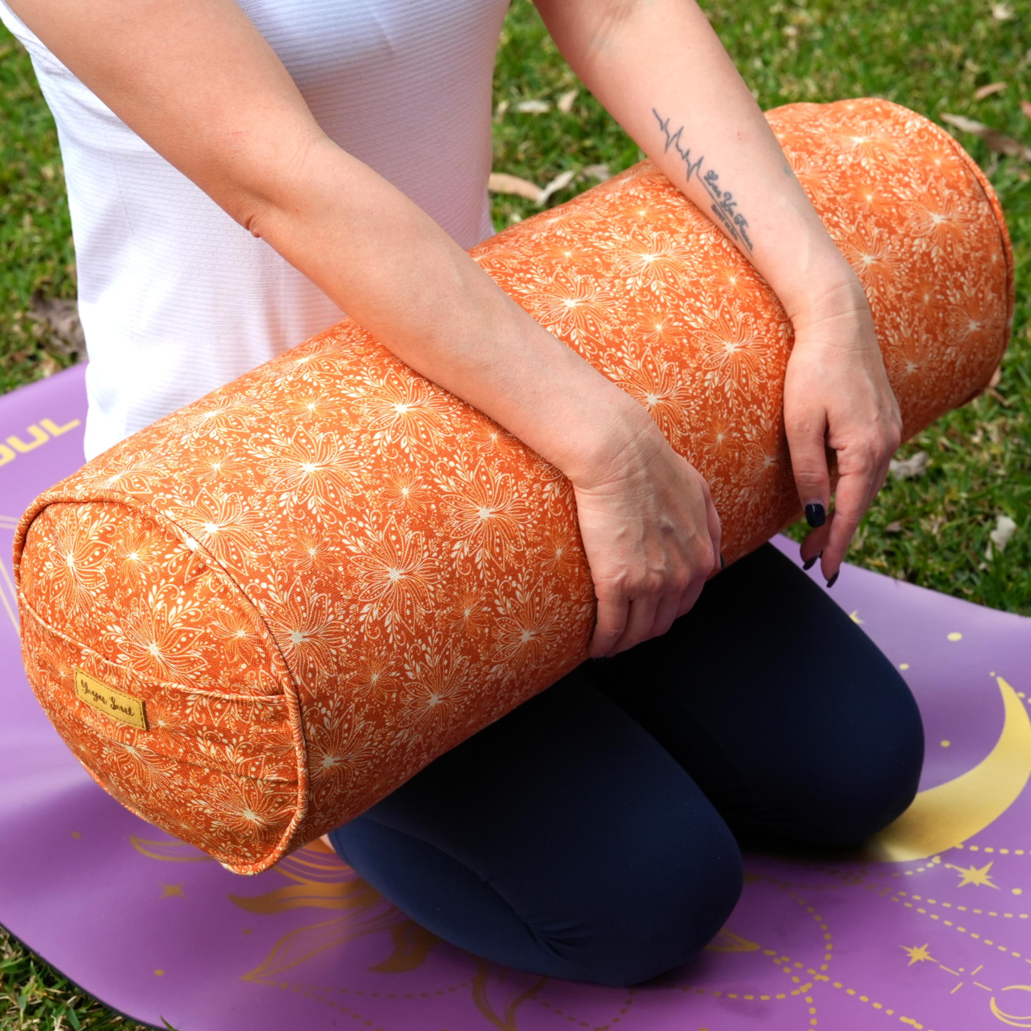 Round Yoga Bolster | Sattva Lotus | Earth