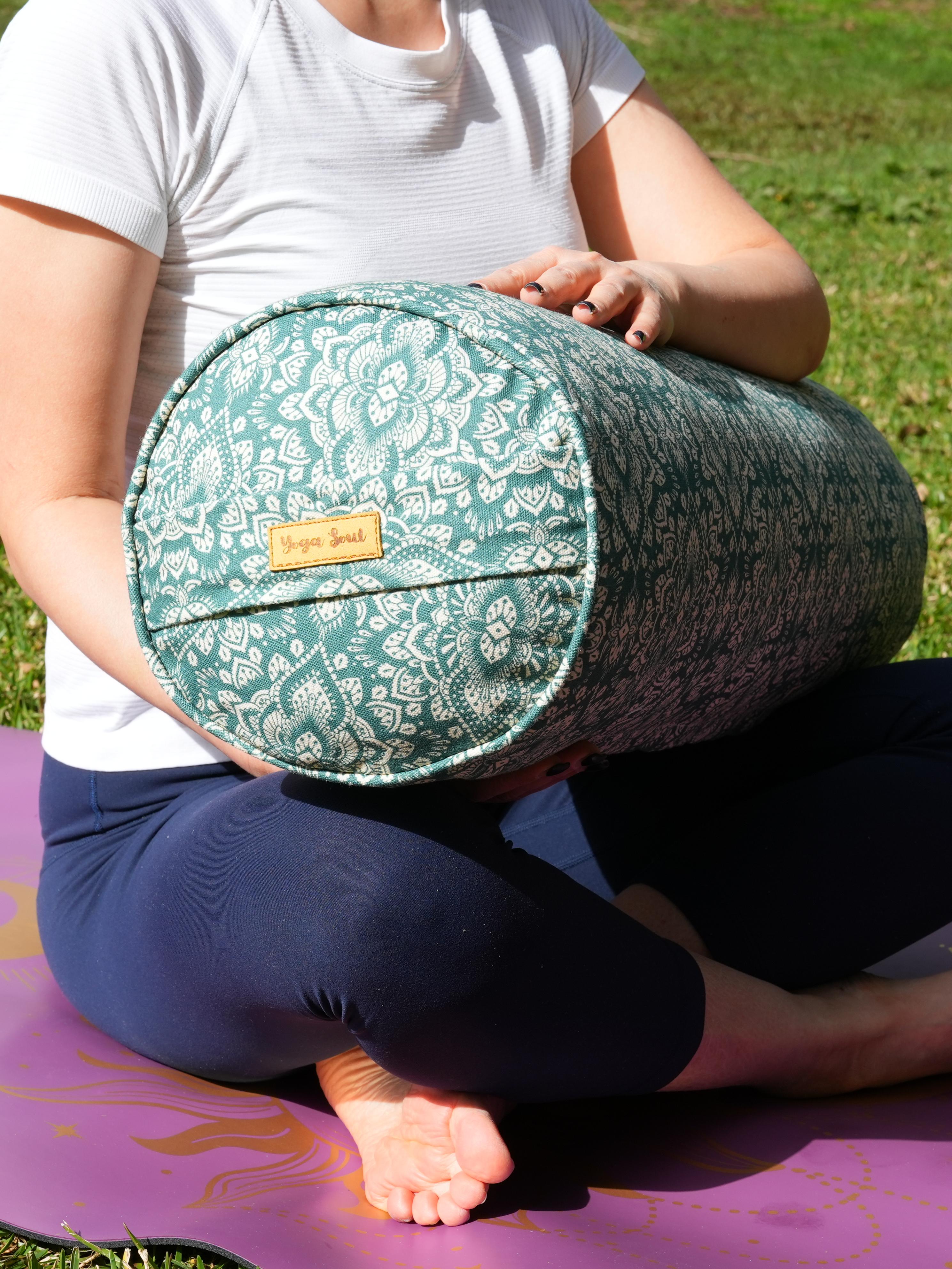 Round Yoga Bolster | Mandala | Sage