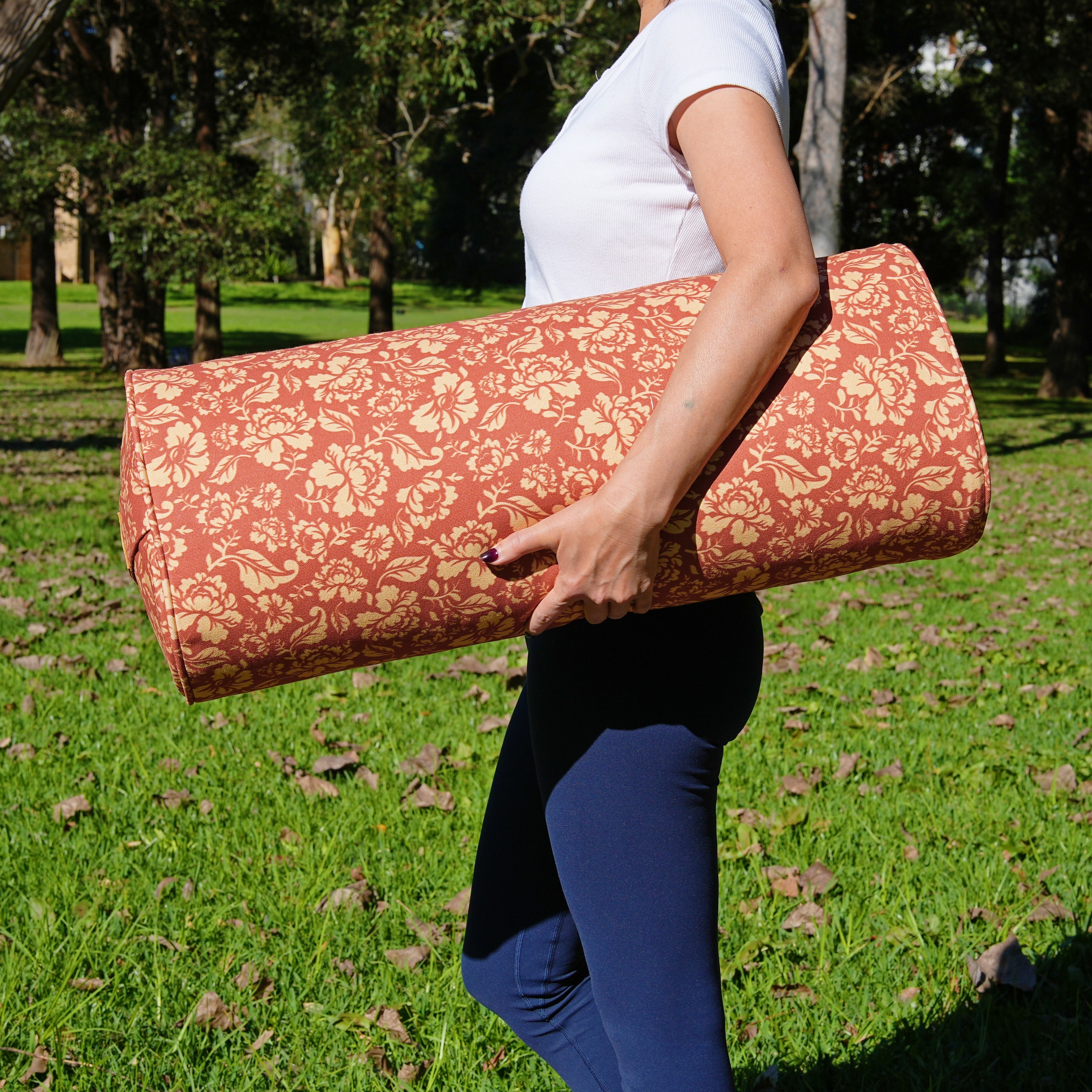 Oval Yoga Bolster | Ananda Rose | Earth
