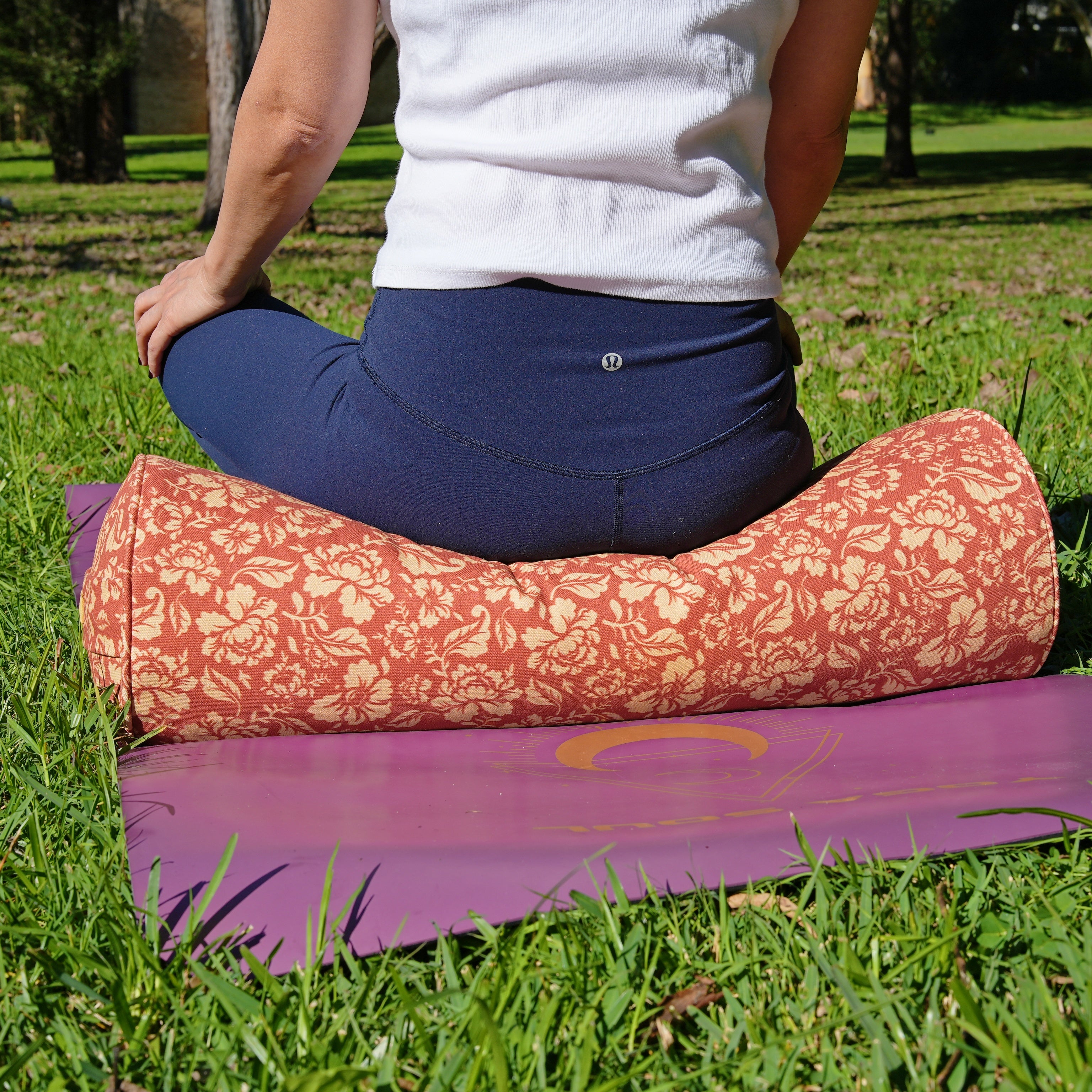 Round Yoga Bolster | Ananda Rose | Earth