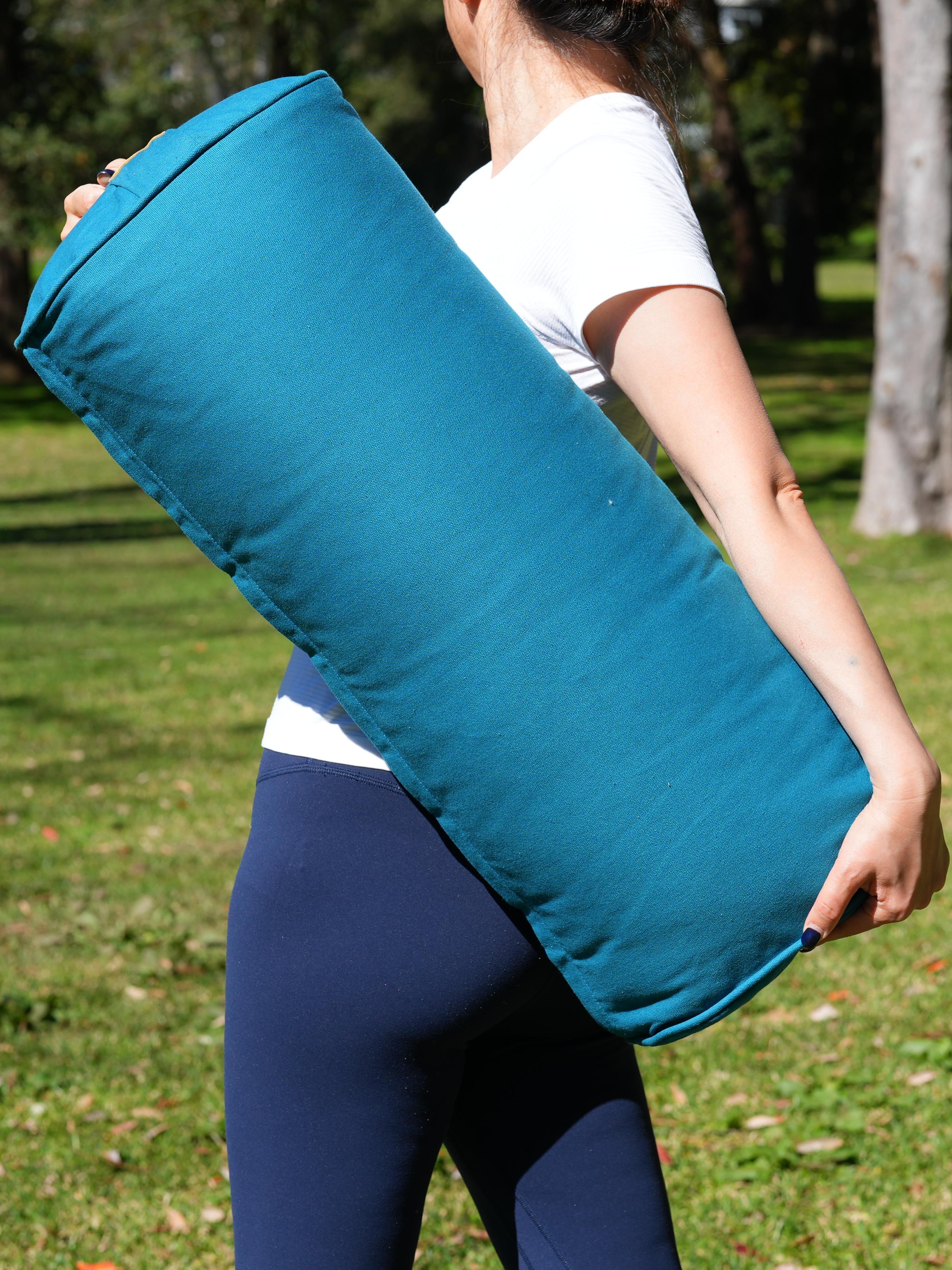 Oval Yoga Bolster | Pure | Teal