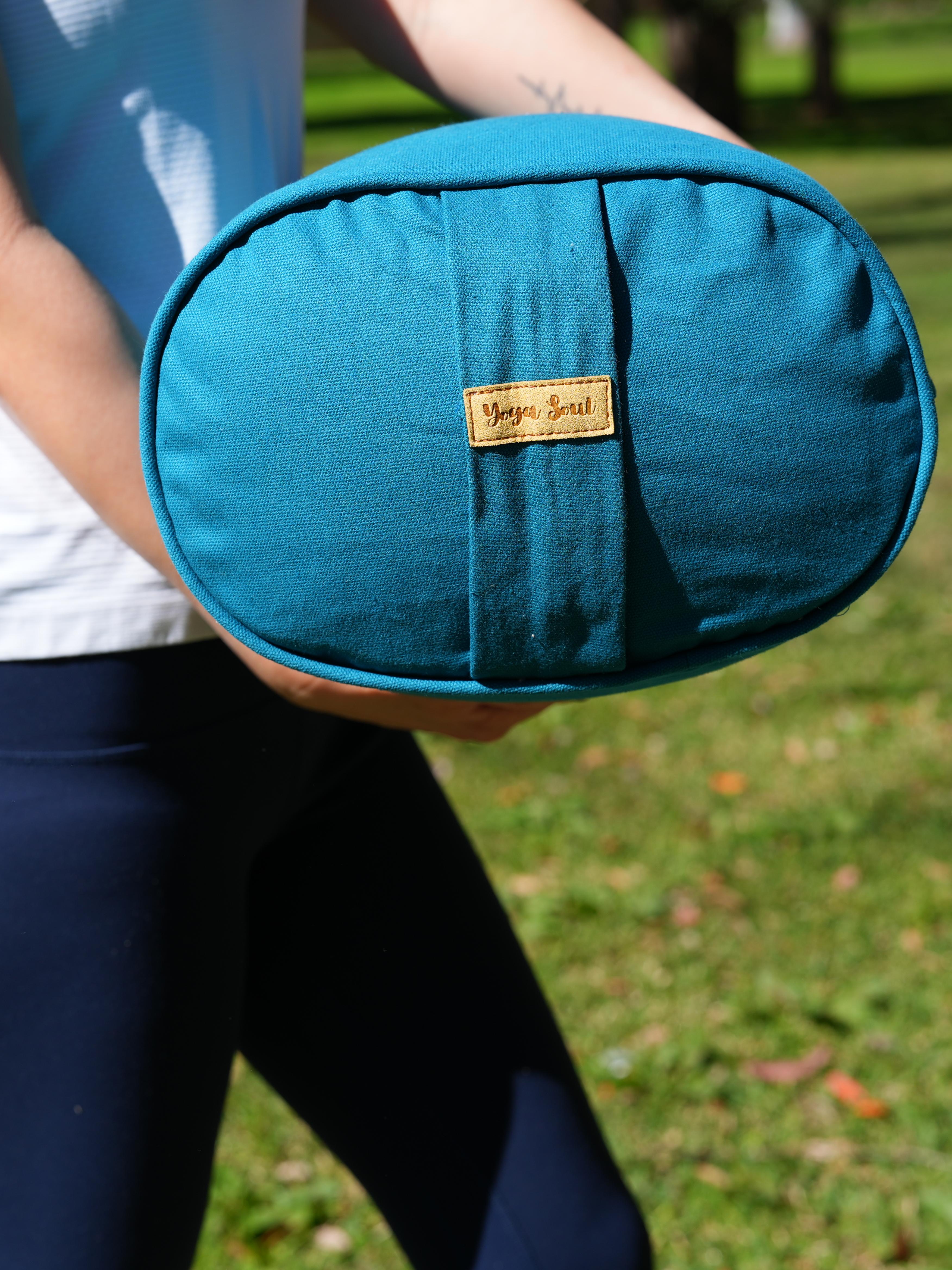 Oval Yoga Bolster | Pure | Teal