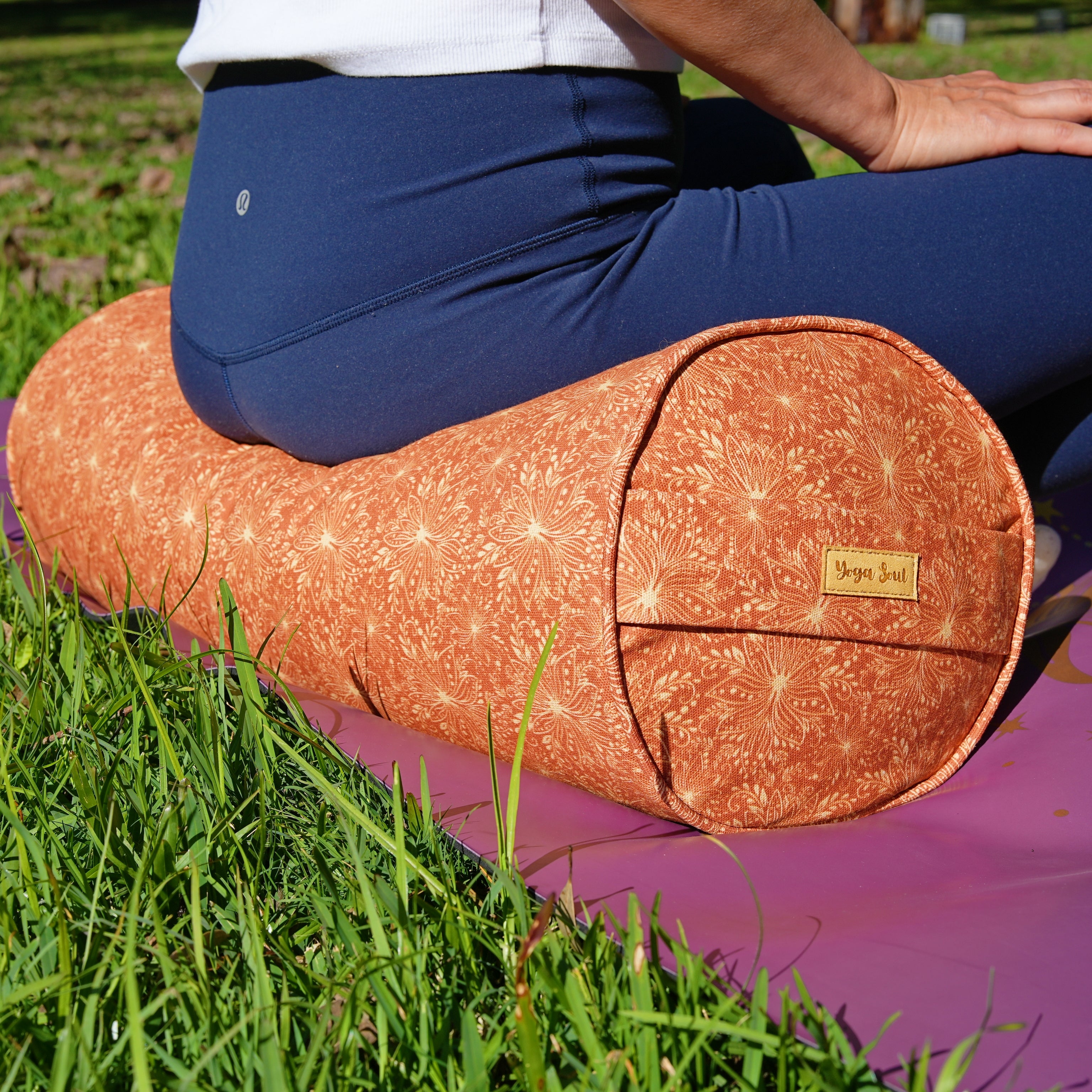 Round Yoga Bolster | Sattva Lotus | Bhumi
