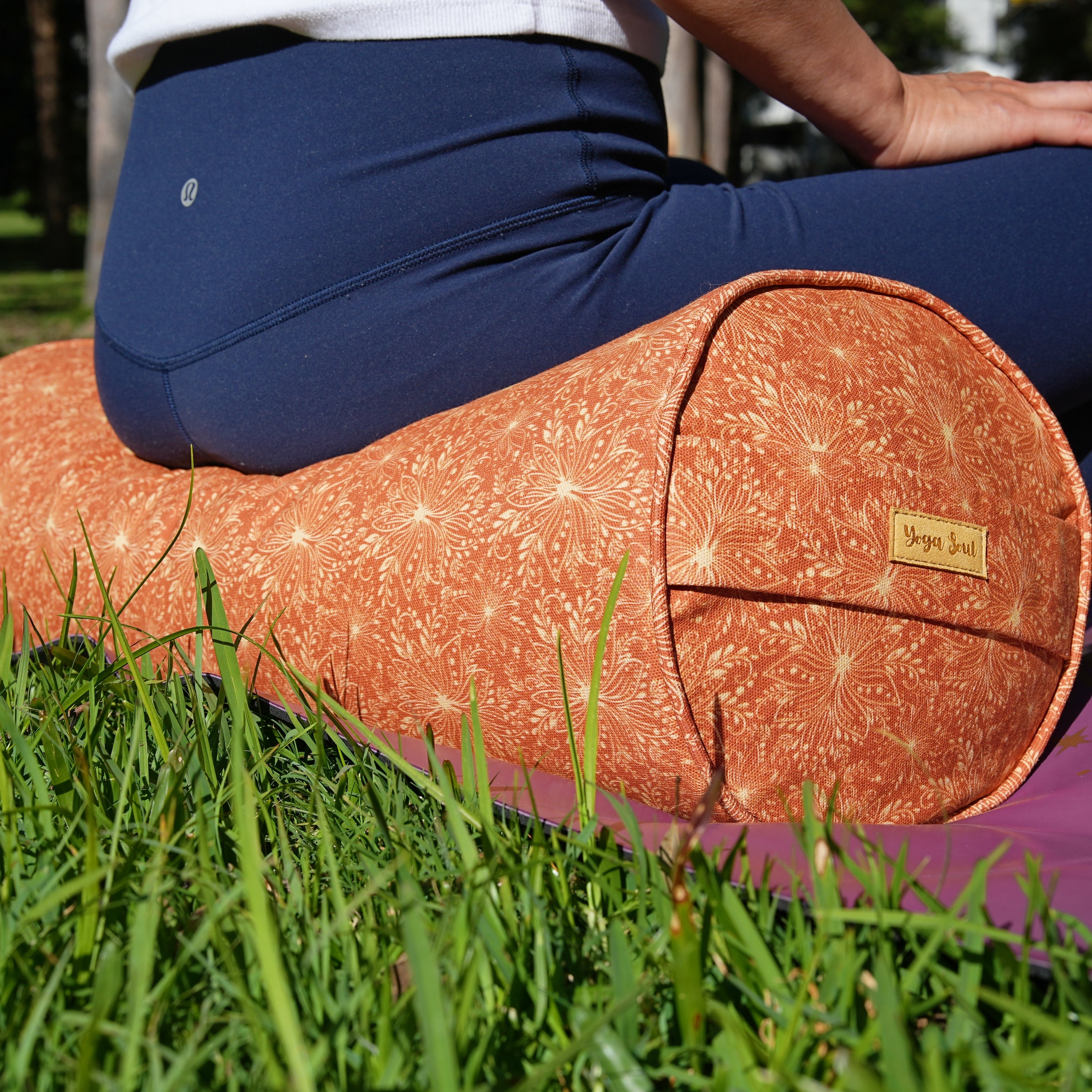 Round Yoga Bolster | Sattva Lotus | Bhumi