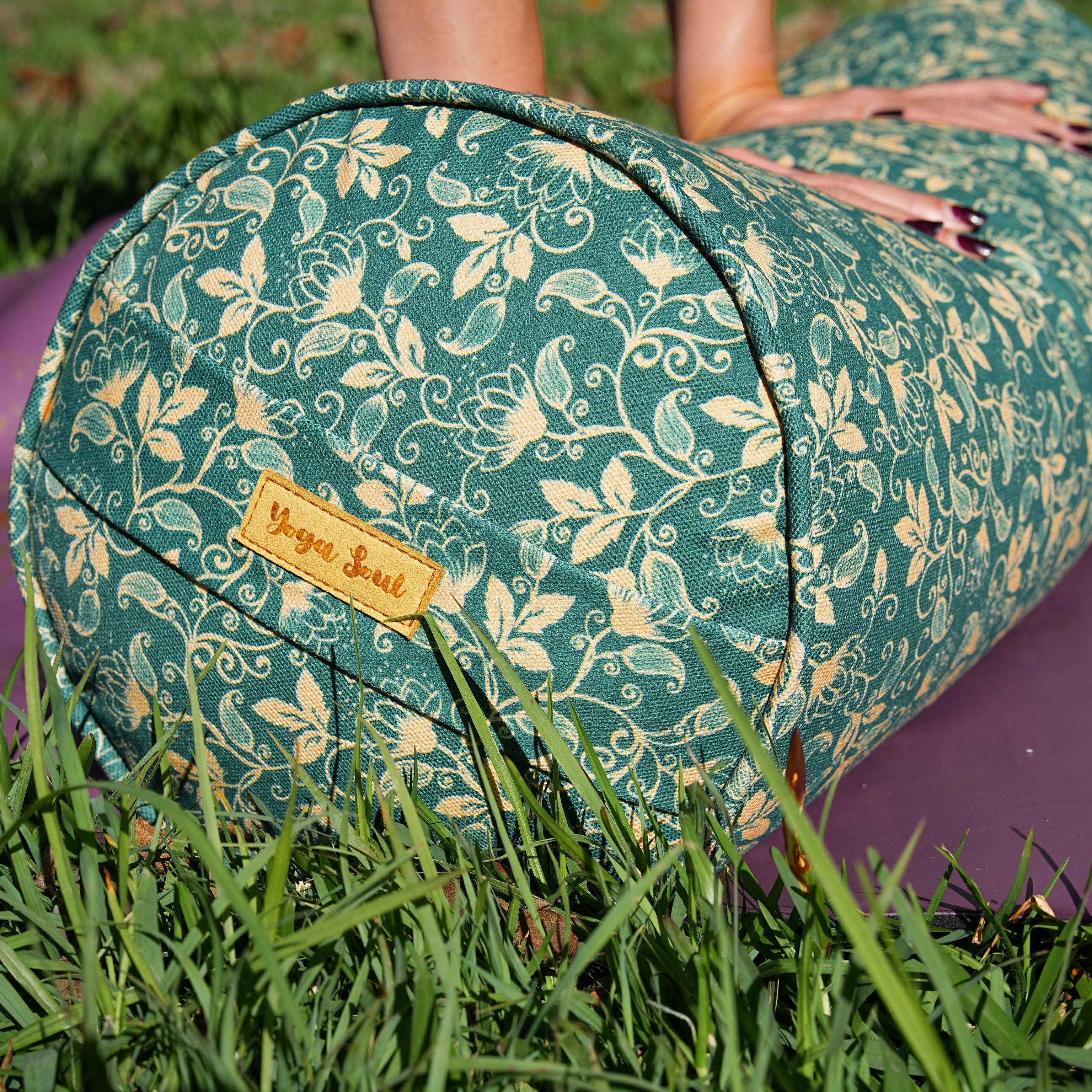 Round Yoga Bolster | Shanti Lotus| Forrest