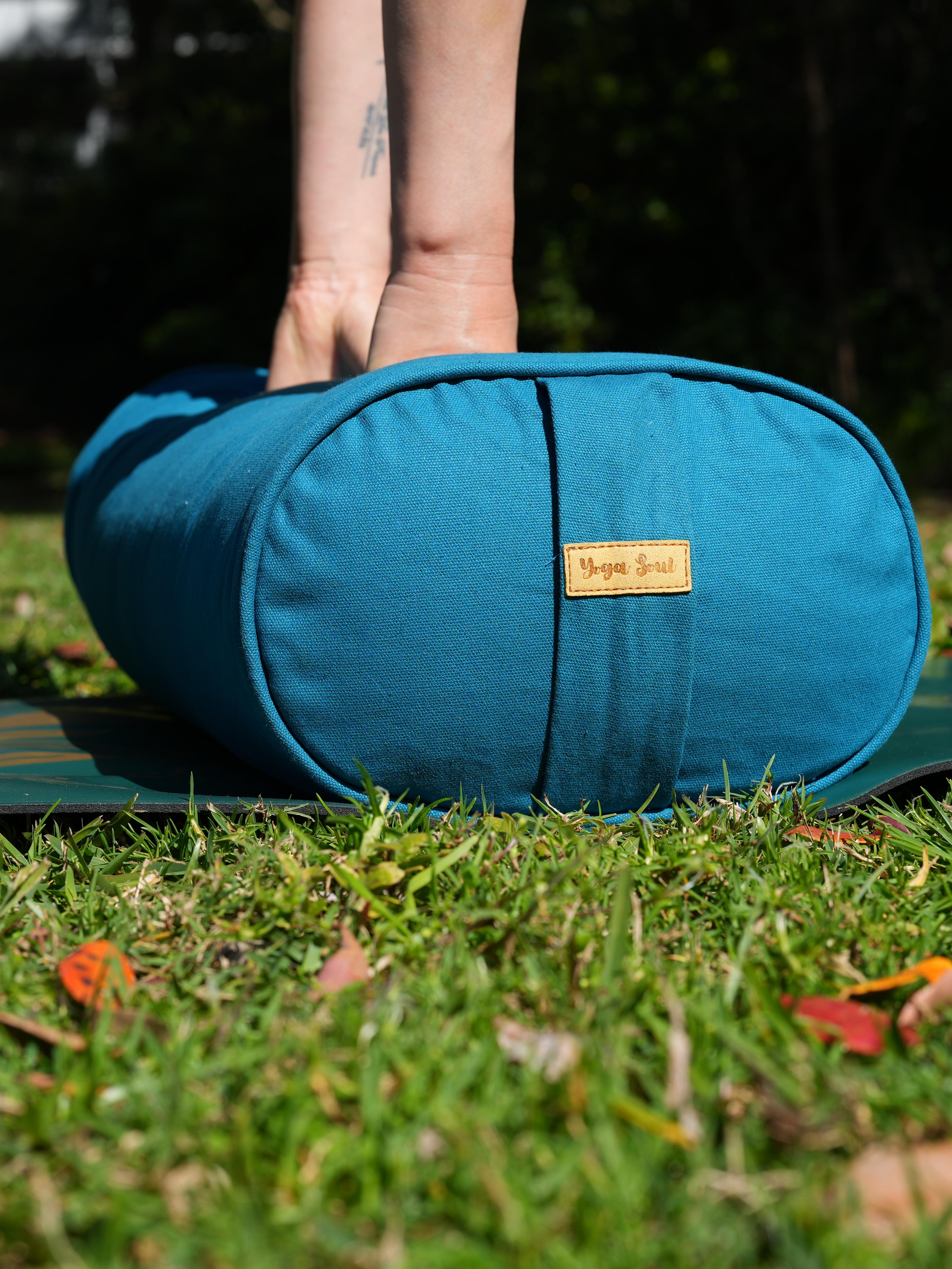 Oval Yoga Bolster | Pure | Teal