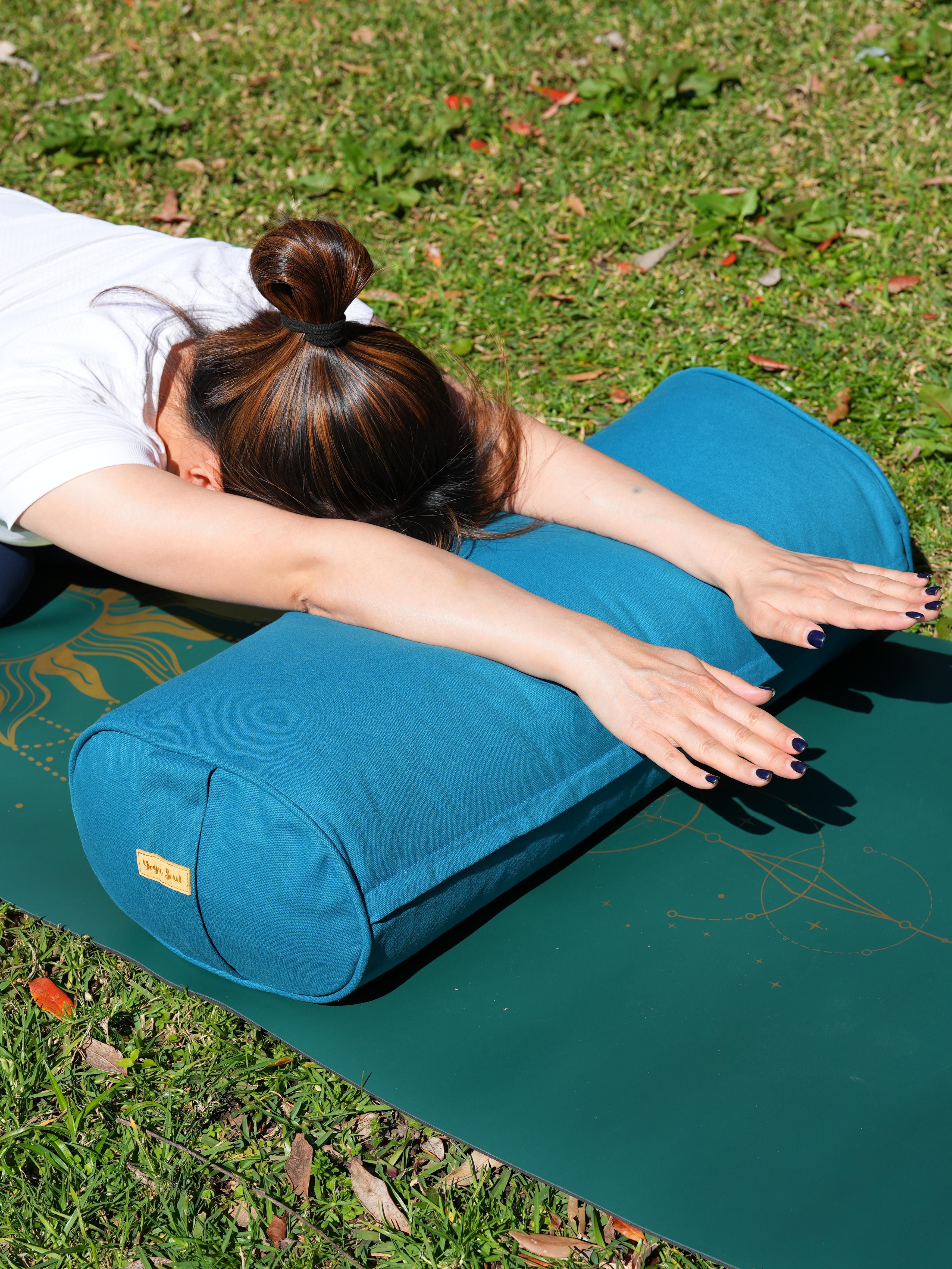 Oval Yoga Bolster | Pure | Teal