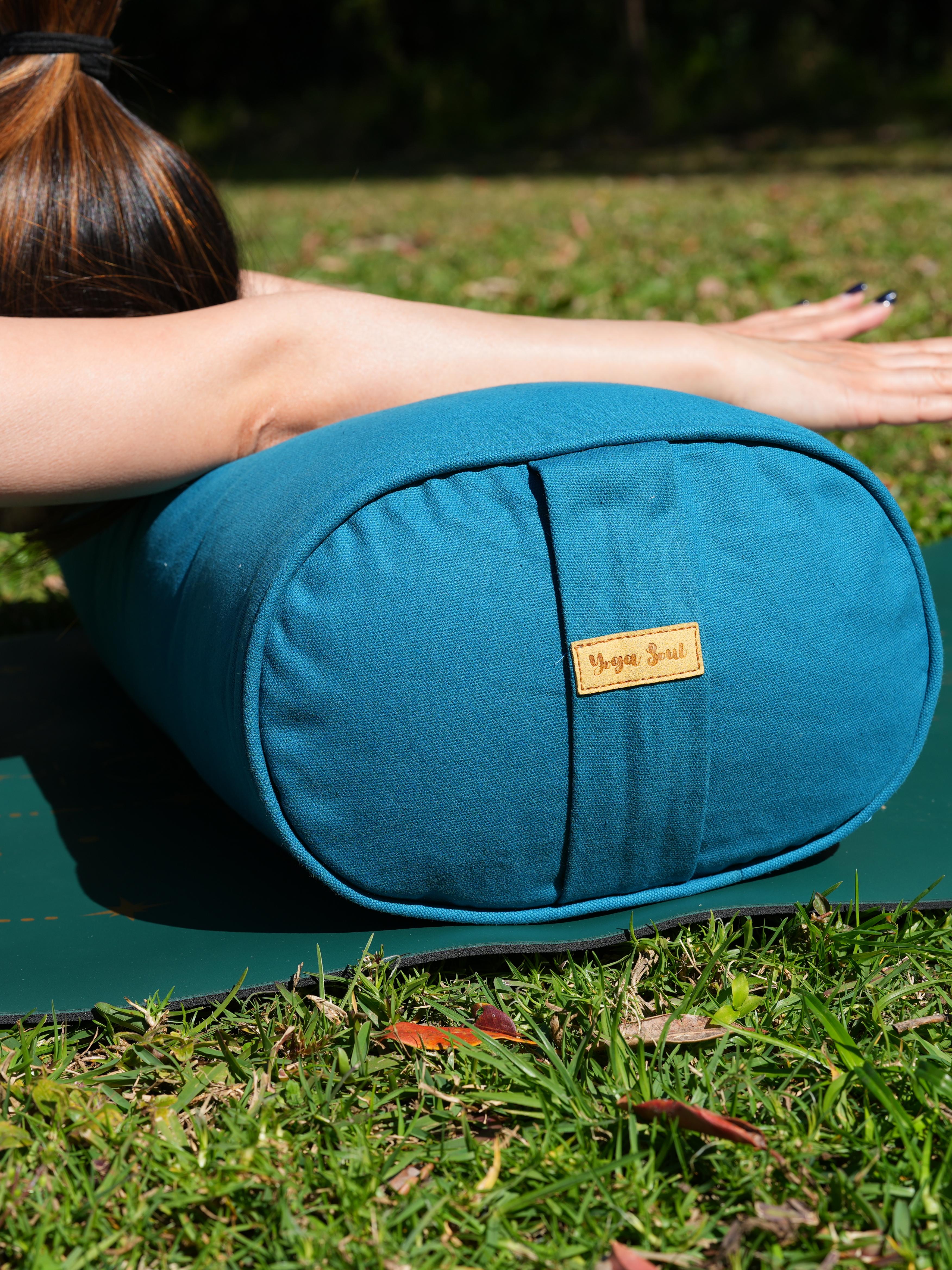 Oval Yoga Bolster | Pure | Teal