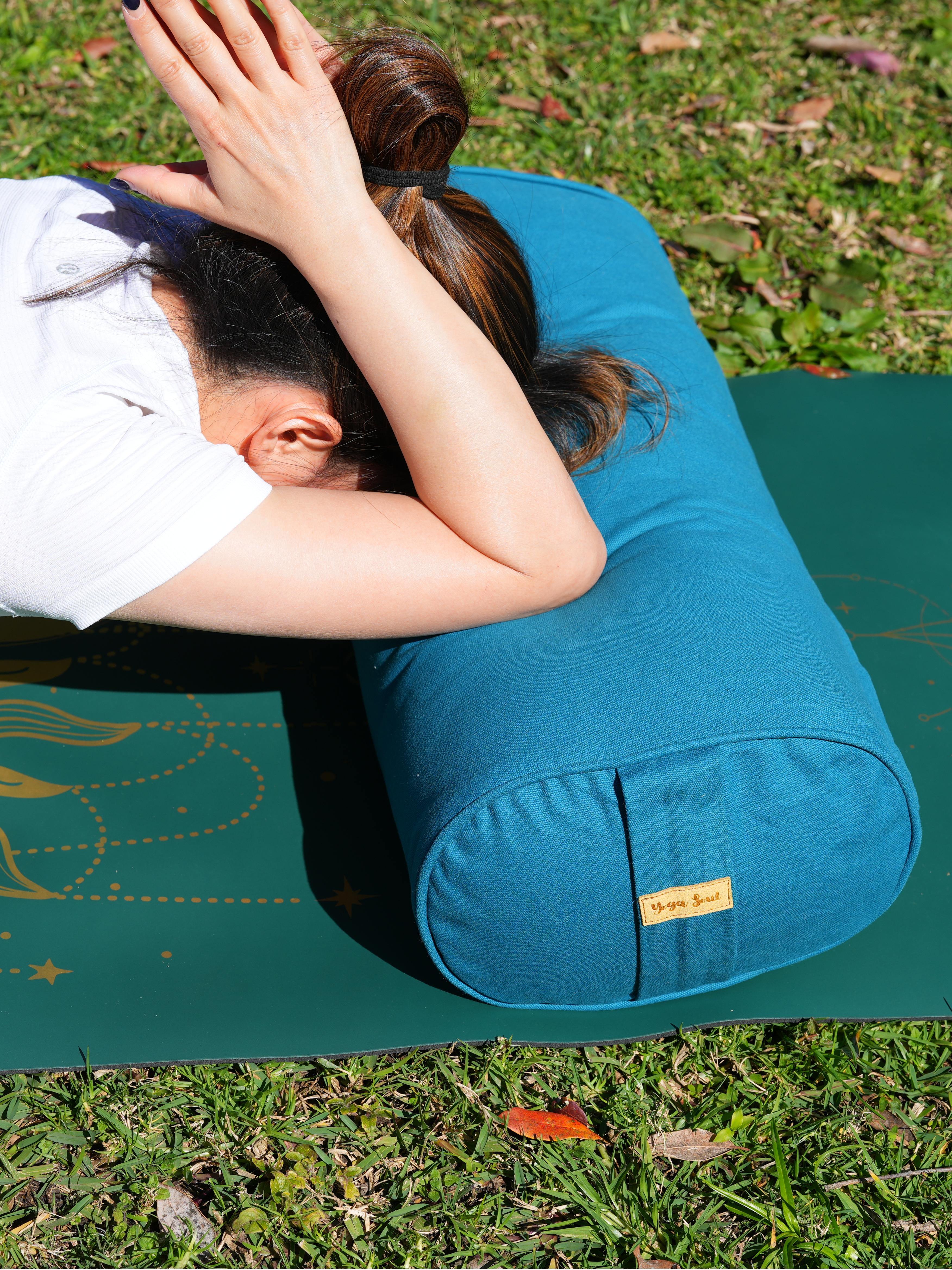 Oval Yoga Bolster | Pure | Teal