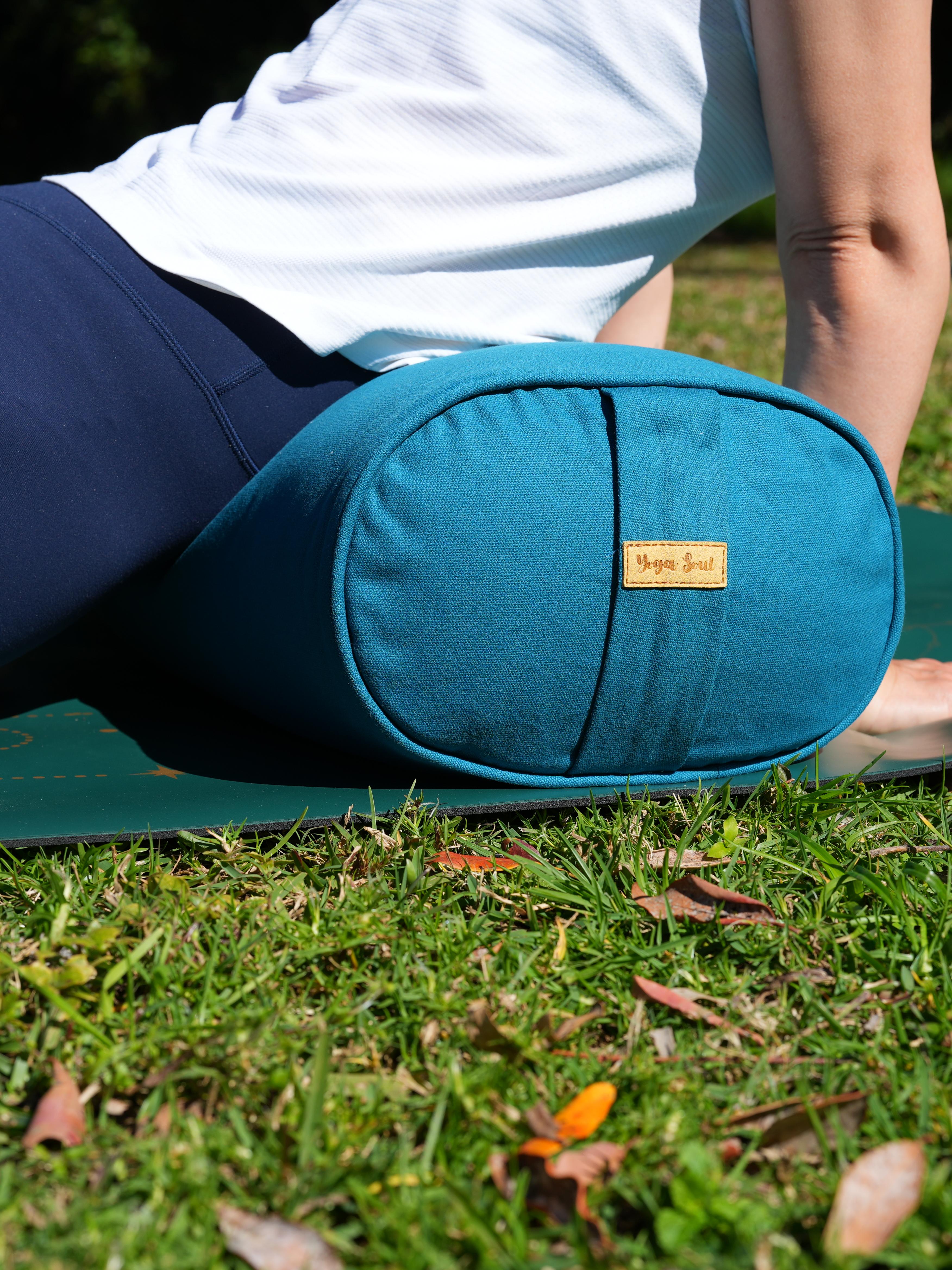 Oval Yoga Bolster | Pure | Teal