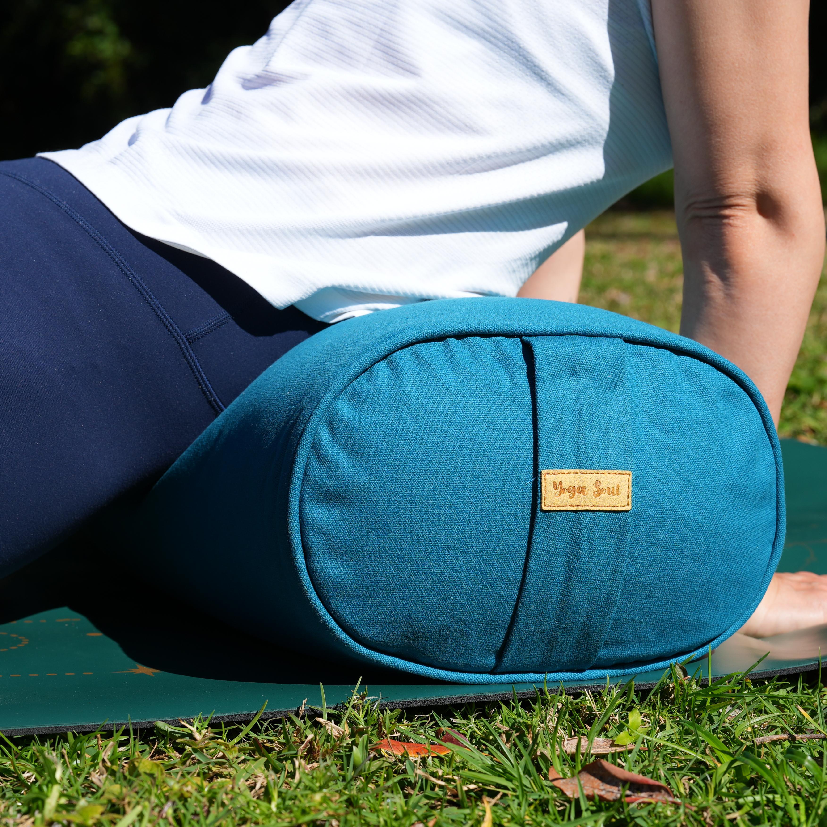 Oval Yoga Bolster | Pure | Teal