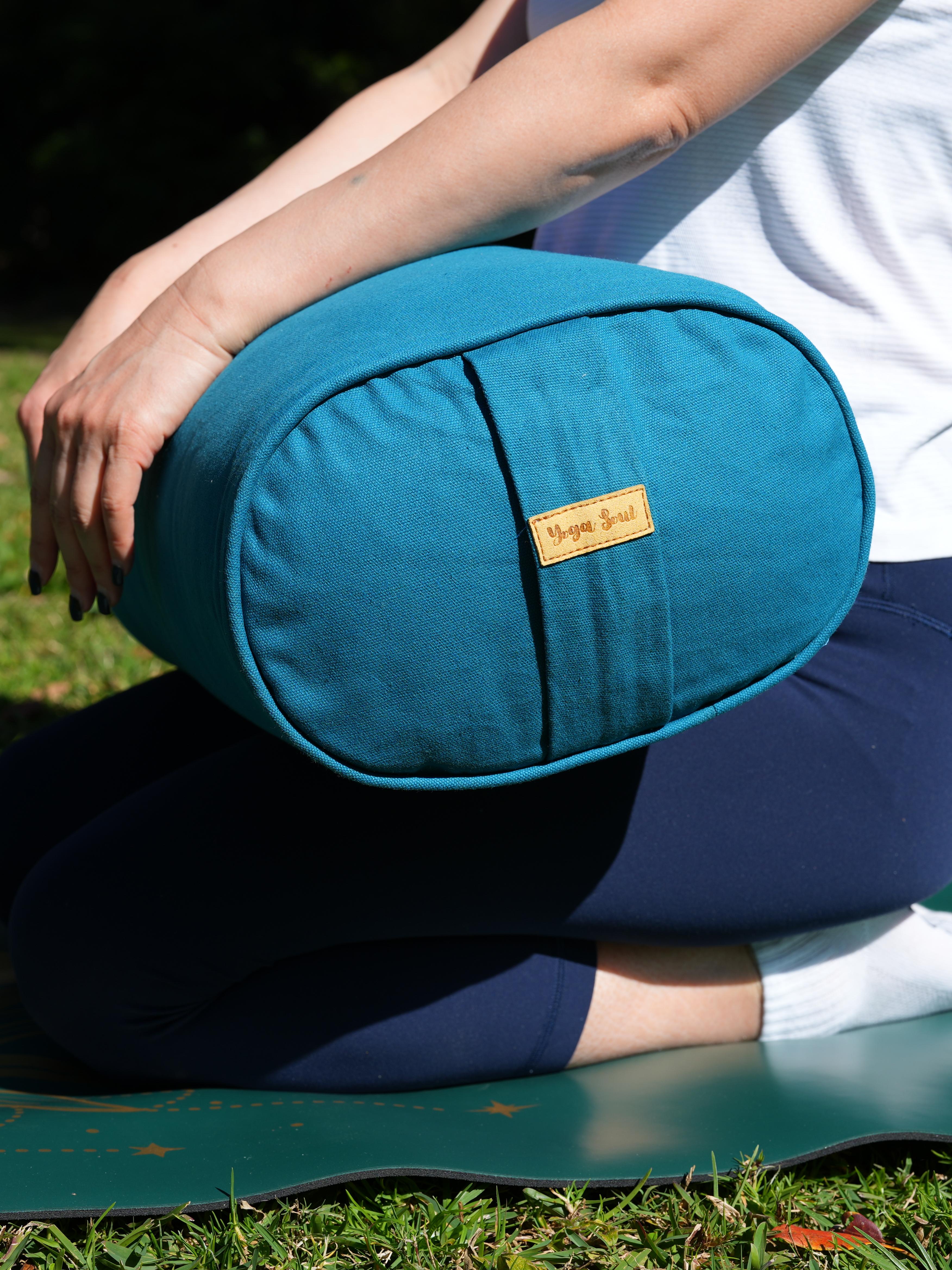 Oval Yoga Bolster | Pure | Teal