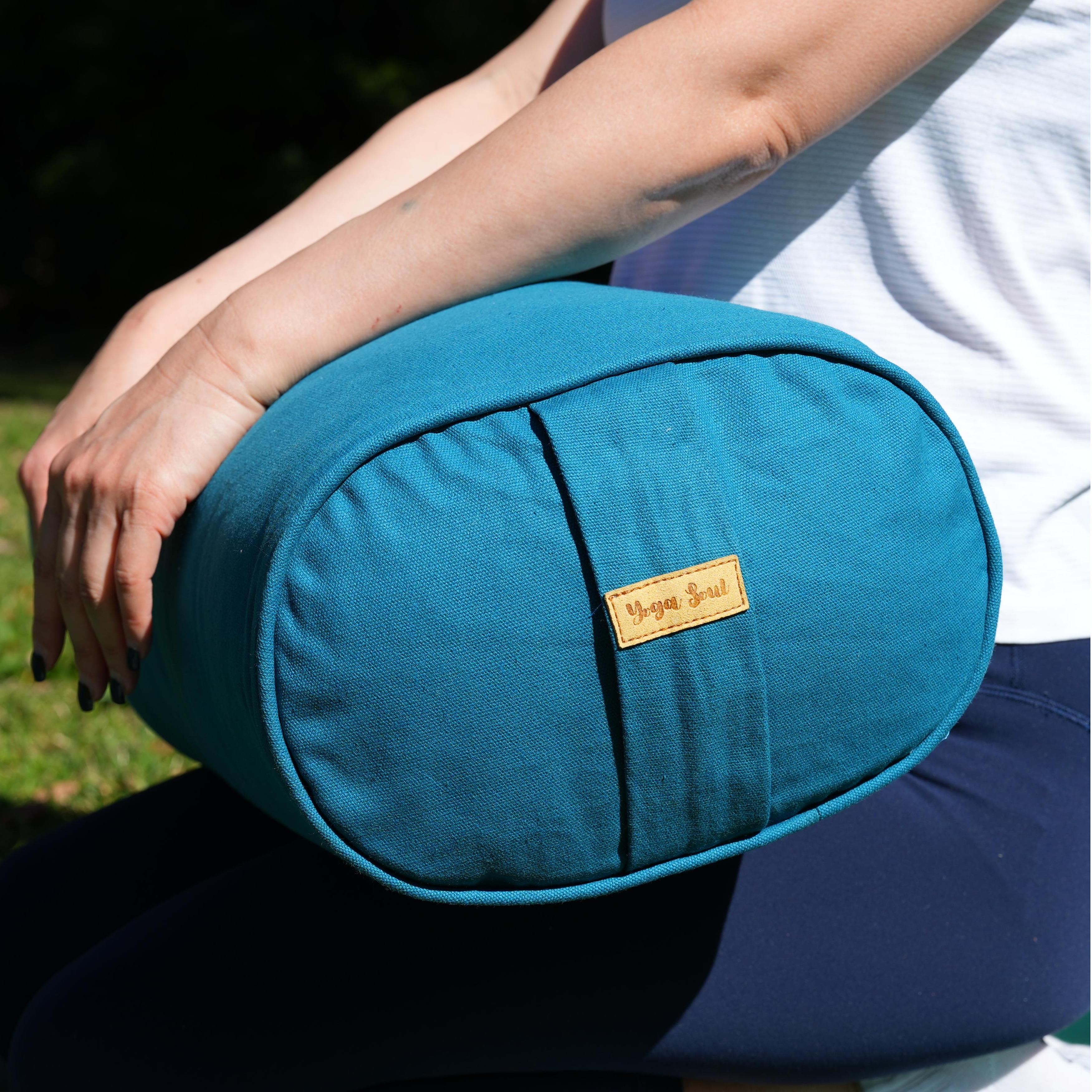 Oval Yoga Bolster | Pure | Teal