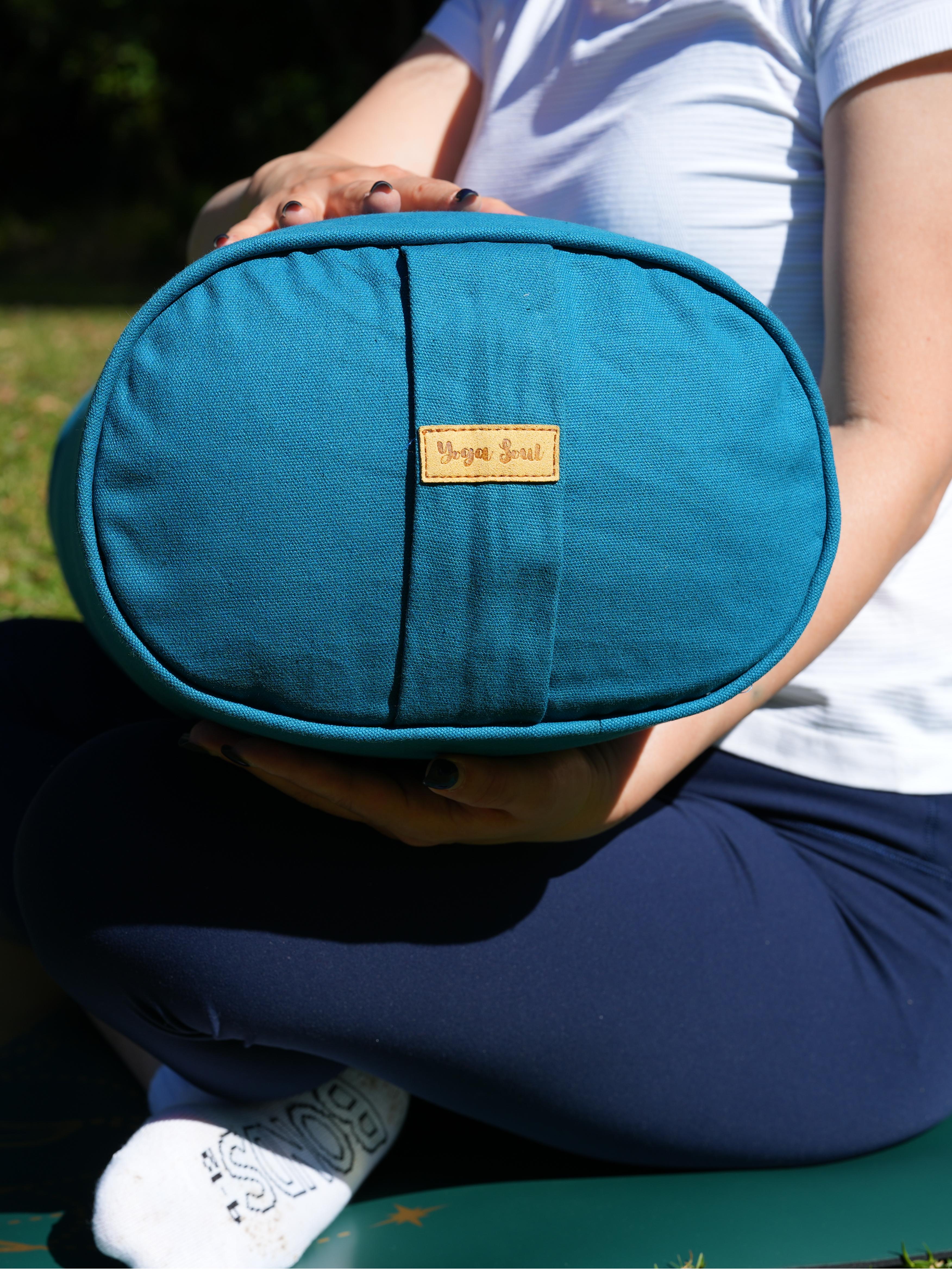 Oval Yoga Bolster | Pure | Teal